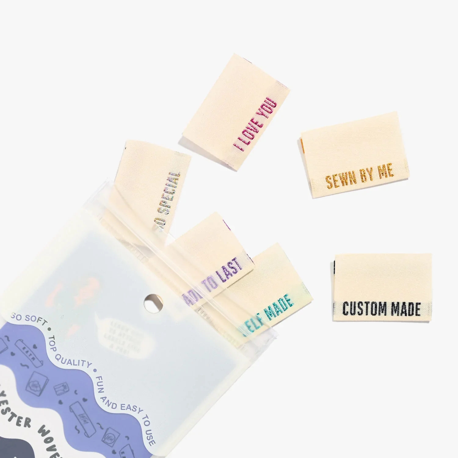 Kylie & The Machine 'Metallic Side Seams (Cream)' Labels - Image 5