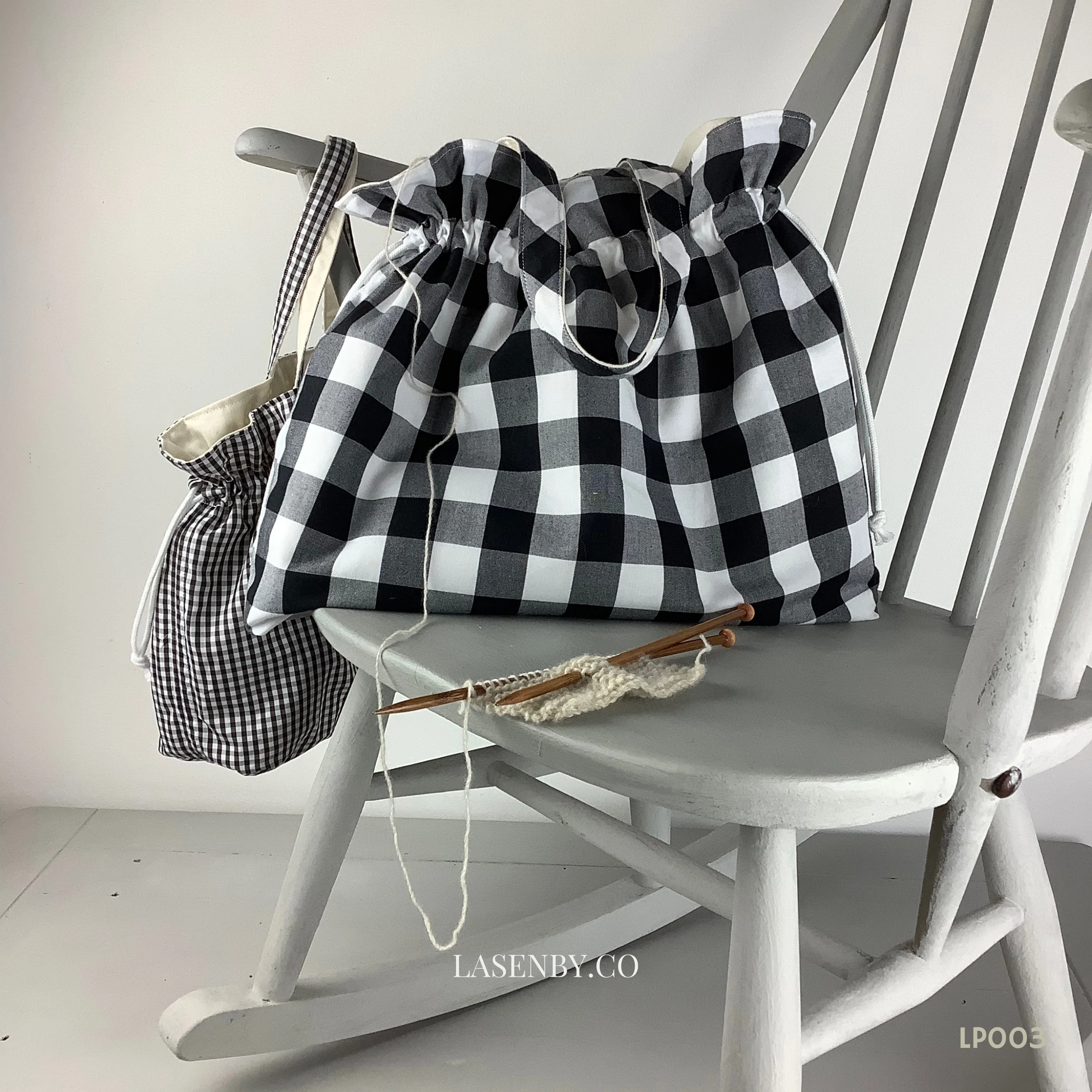 Lasenby Hebe Project Bag - Printed copy shop (+£5.00)