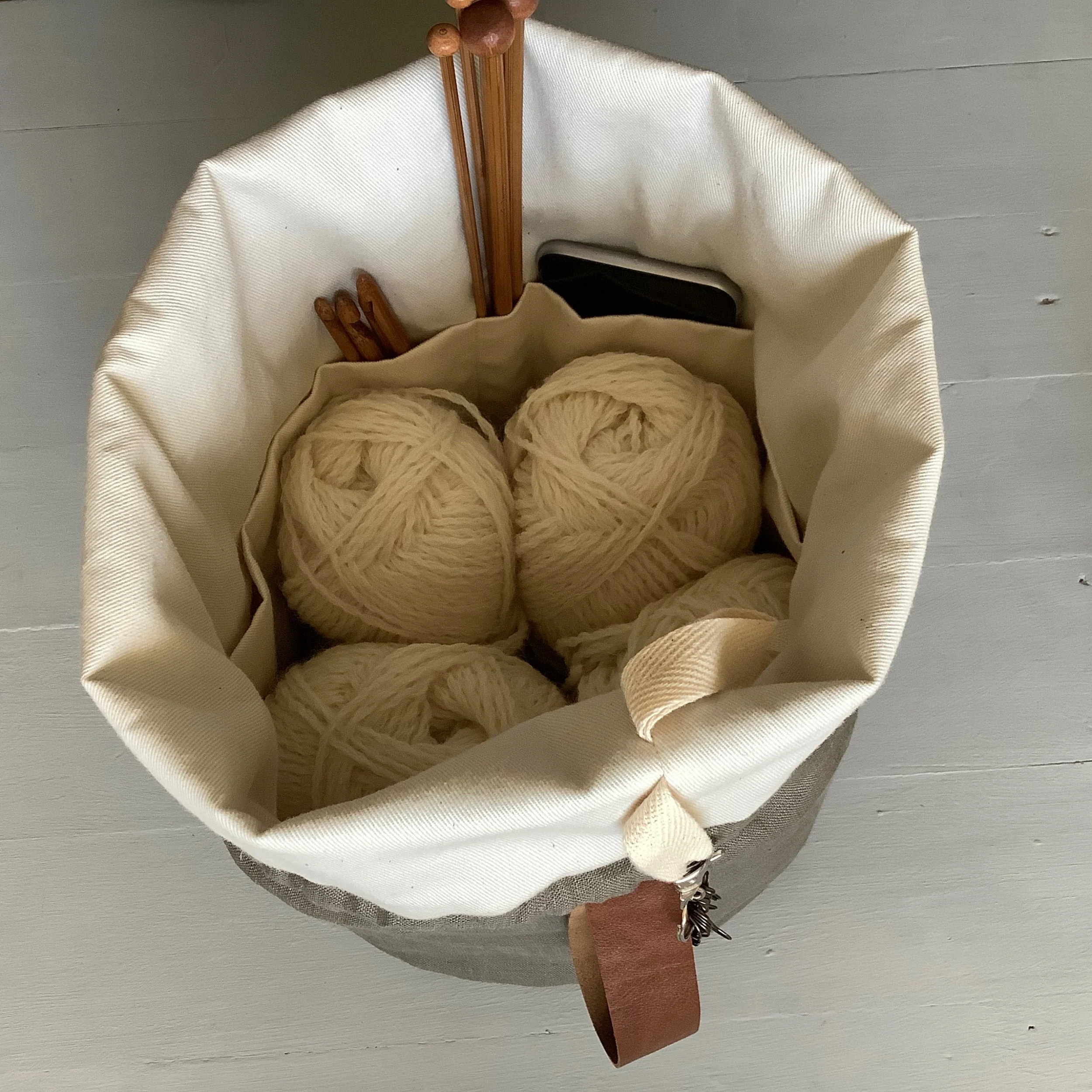 Lasenby Samphire Duffle Project Bag - Image 8