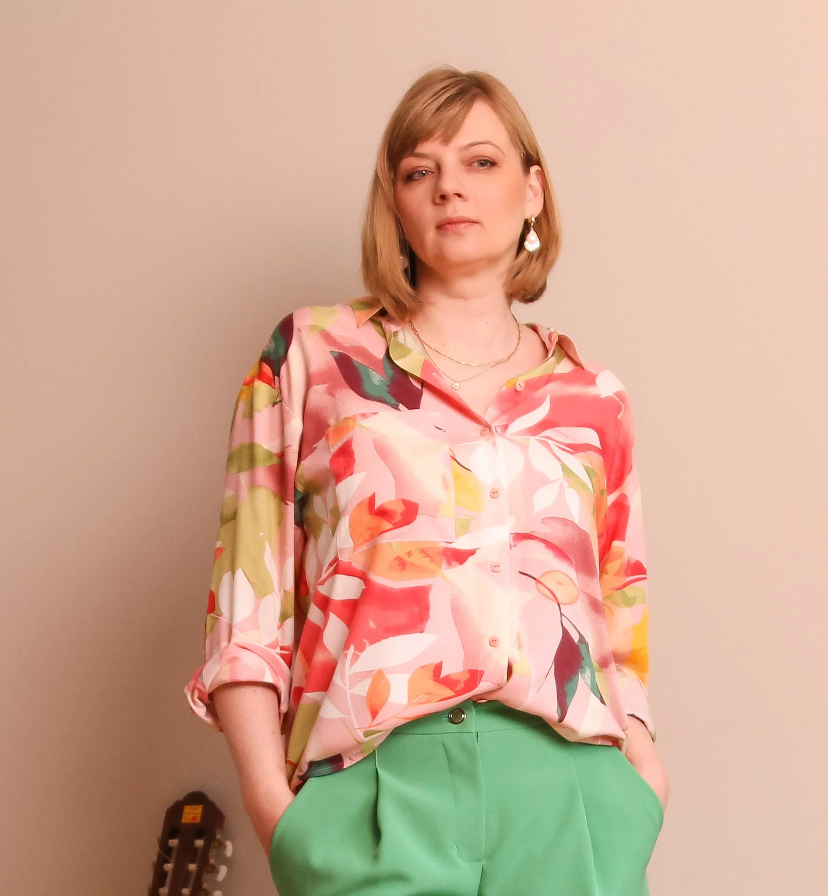 Lenaline Patterns Artur Shirt (Sizes 46-56 / Height 162-168 cm) - Printed copy shop (+£7.00)