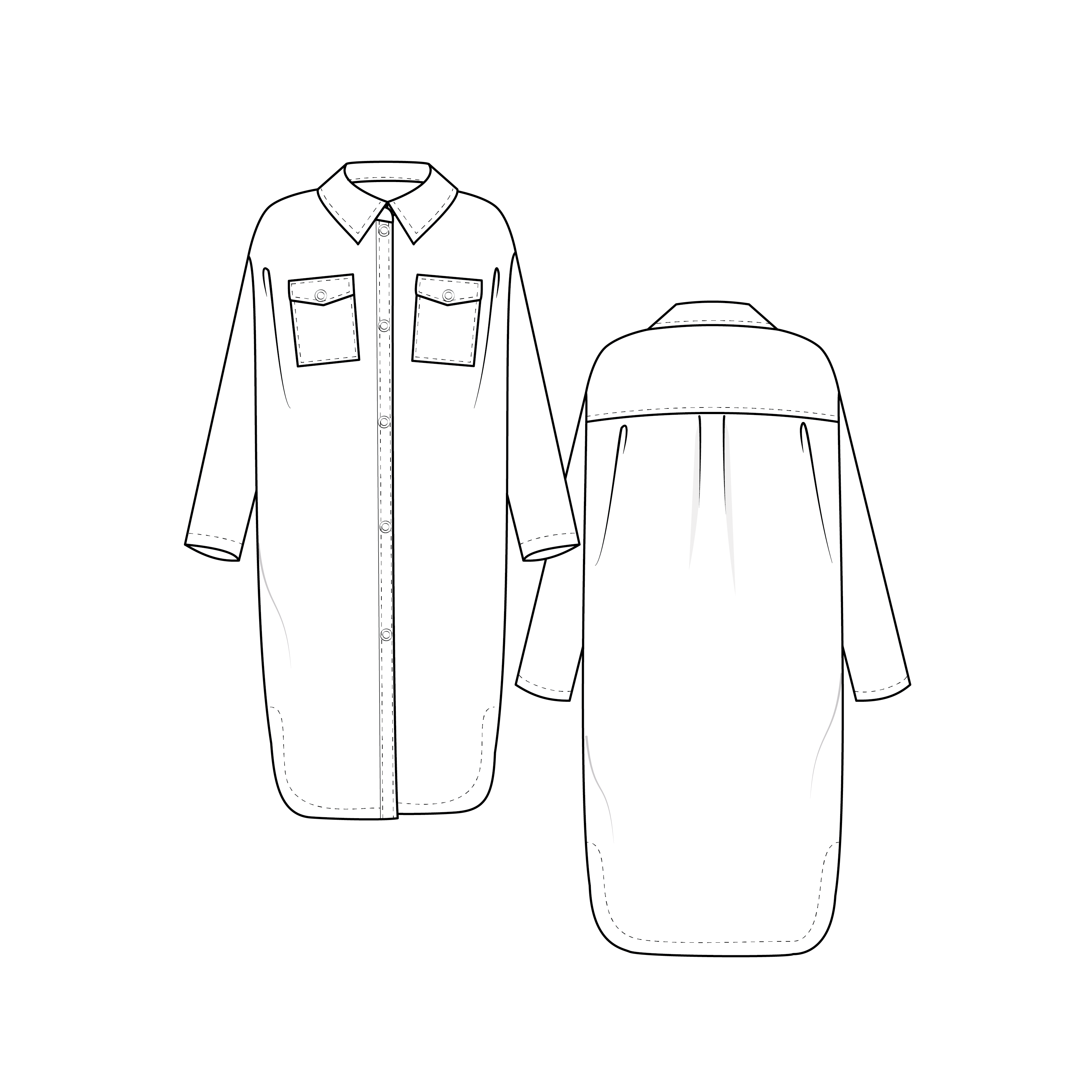 Lenaline Patterns Diana Dress and Coat - Image 6