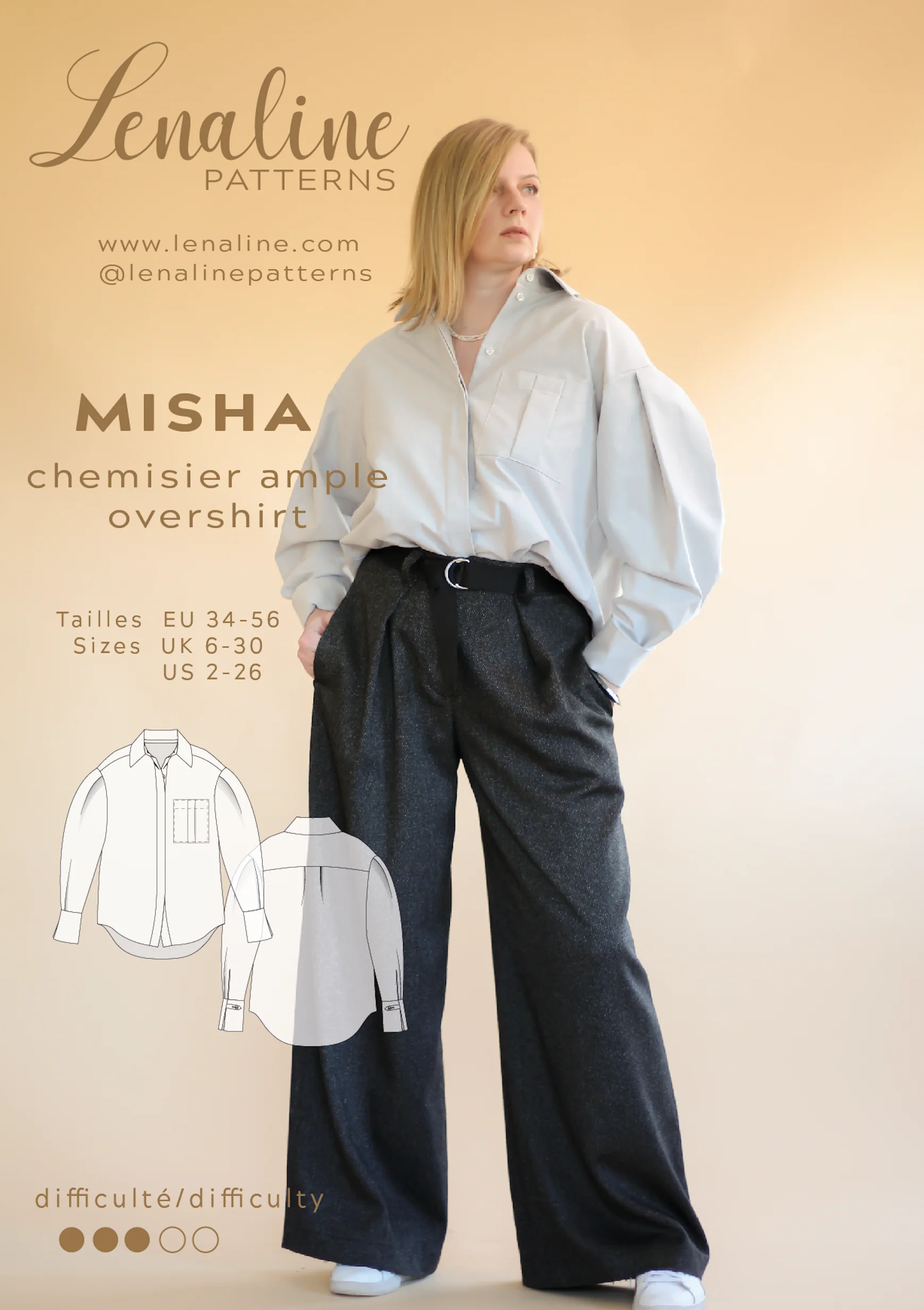Lenaline Patterns Misha Shirt - Image 10