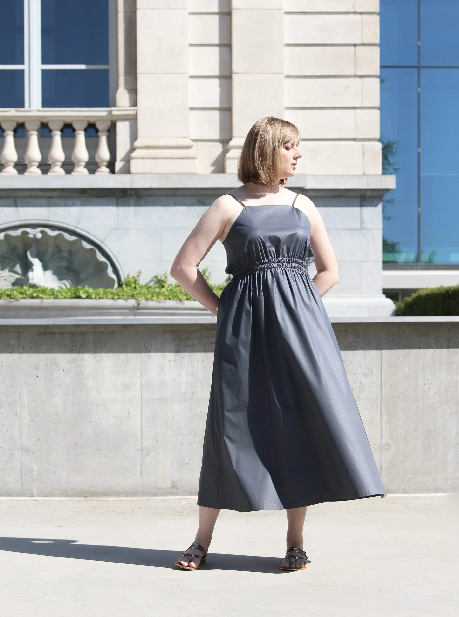 Lenaline Patterns Nina Dress (Sizes 34-44 / Height 178-184 cm) - Printed copy shop (+£7.00)