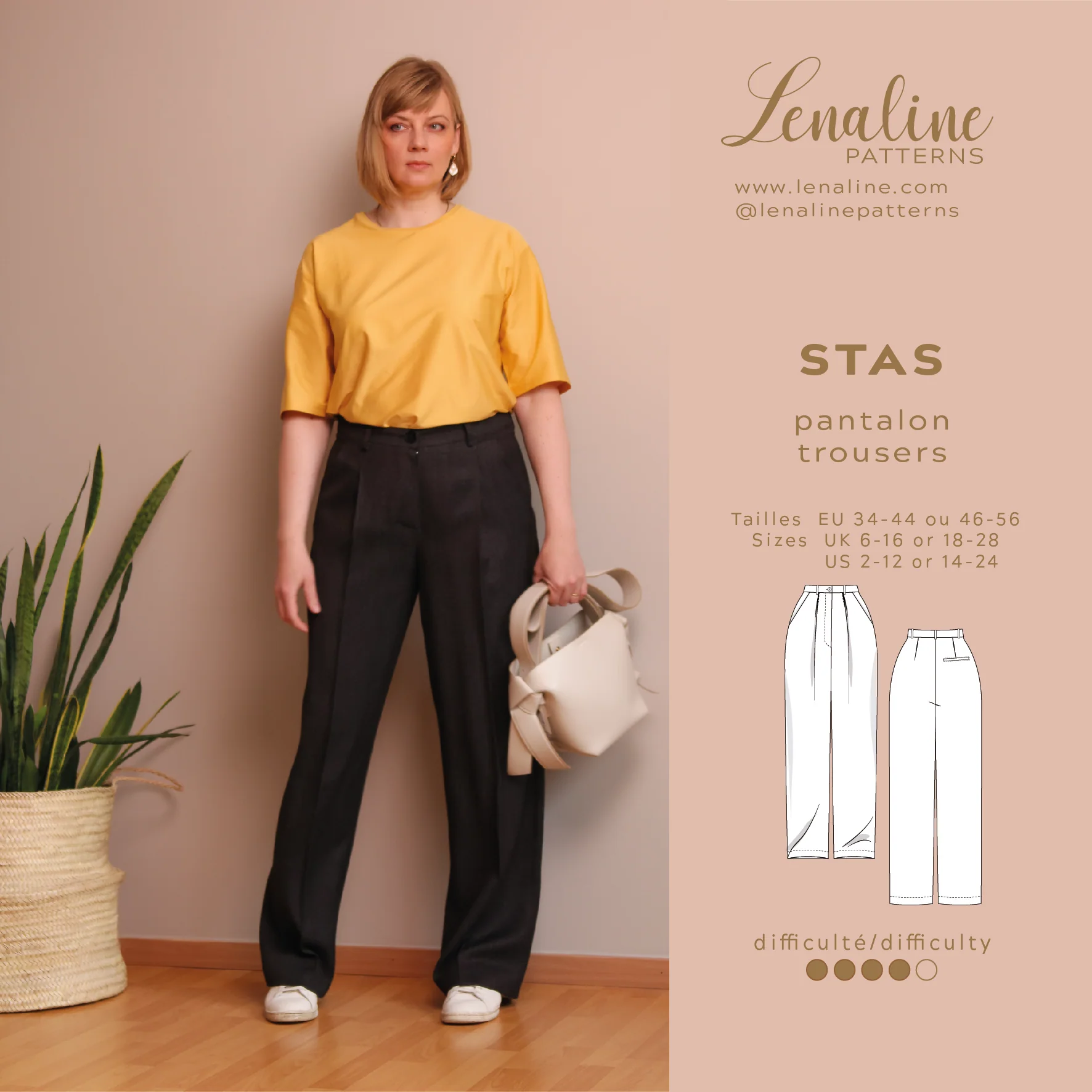 Lenaline Patterns Stas Trousers - Image 10