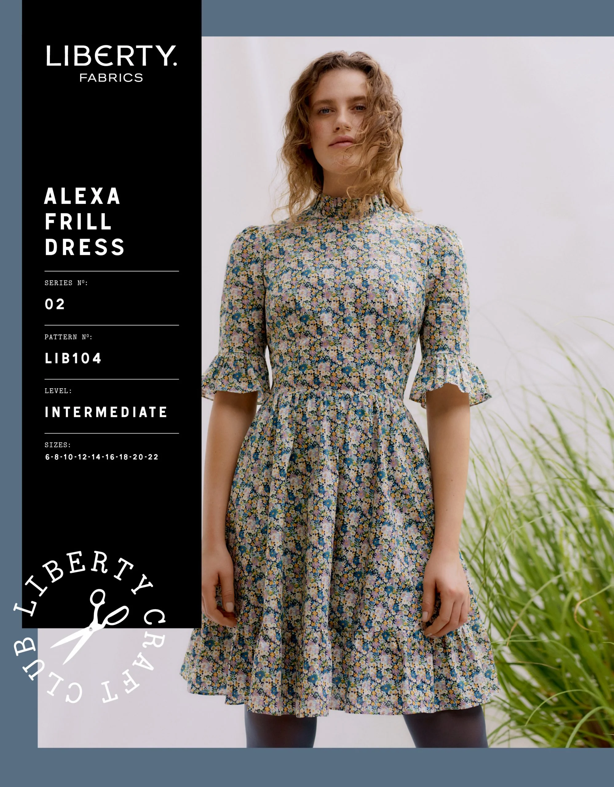 Liberty Sewing Patterns Alexa Frill Dress - Image 4