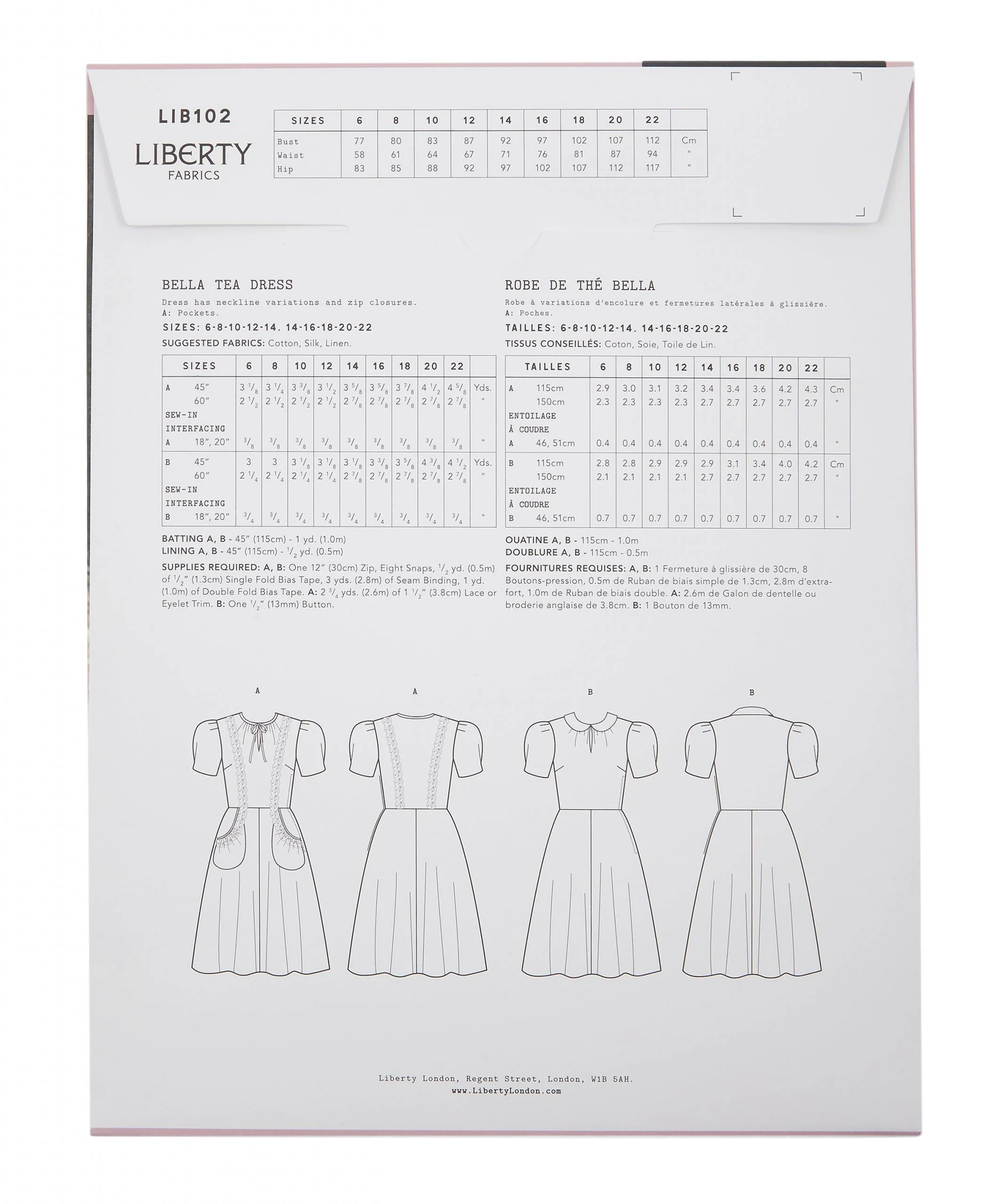 Liberty Sewing Patterns Bella Tea Dress - Image 8