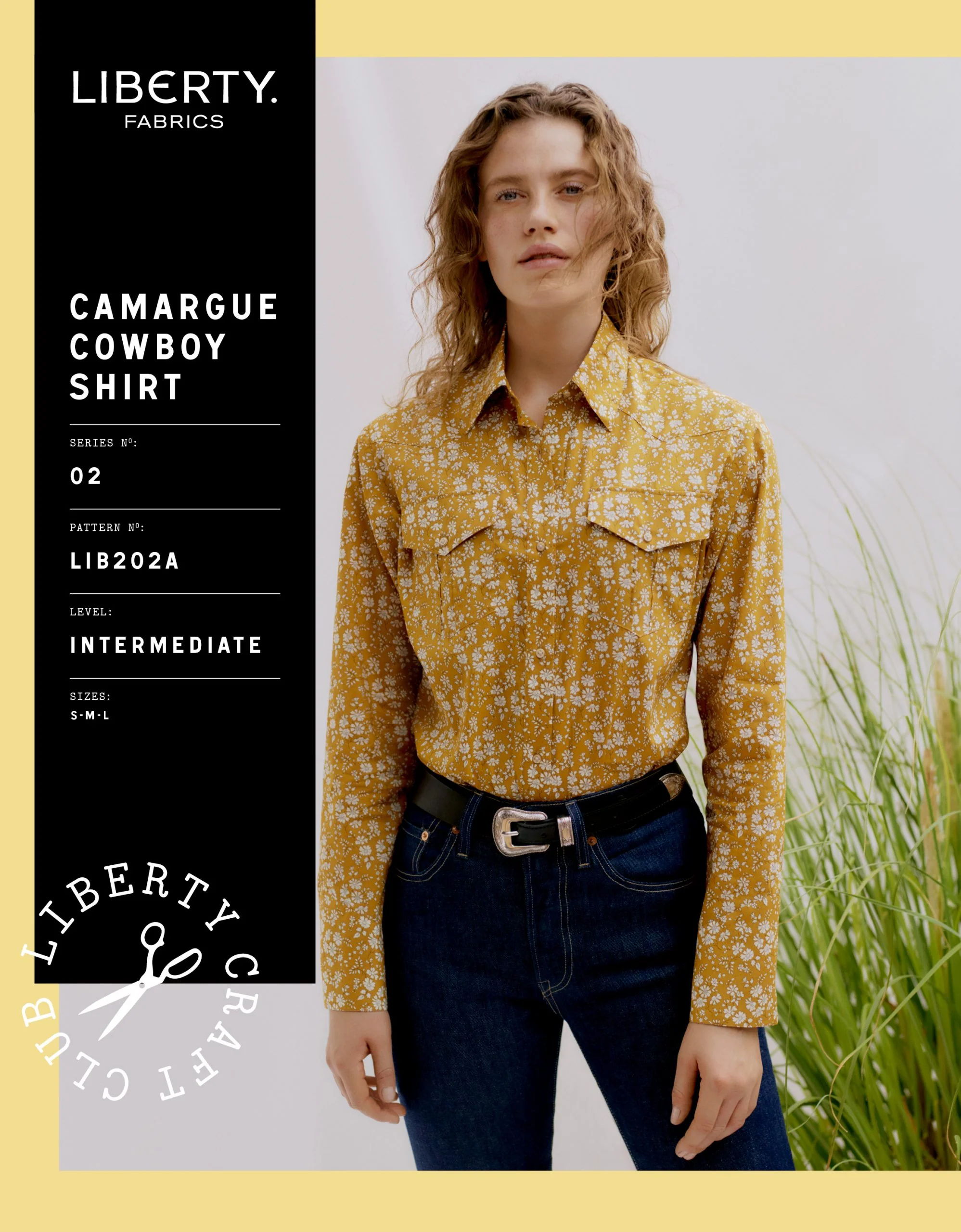 Liberty Sewing Patterns Camargue Cowboy Shirt - Image 4