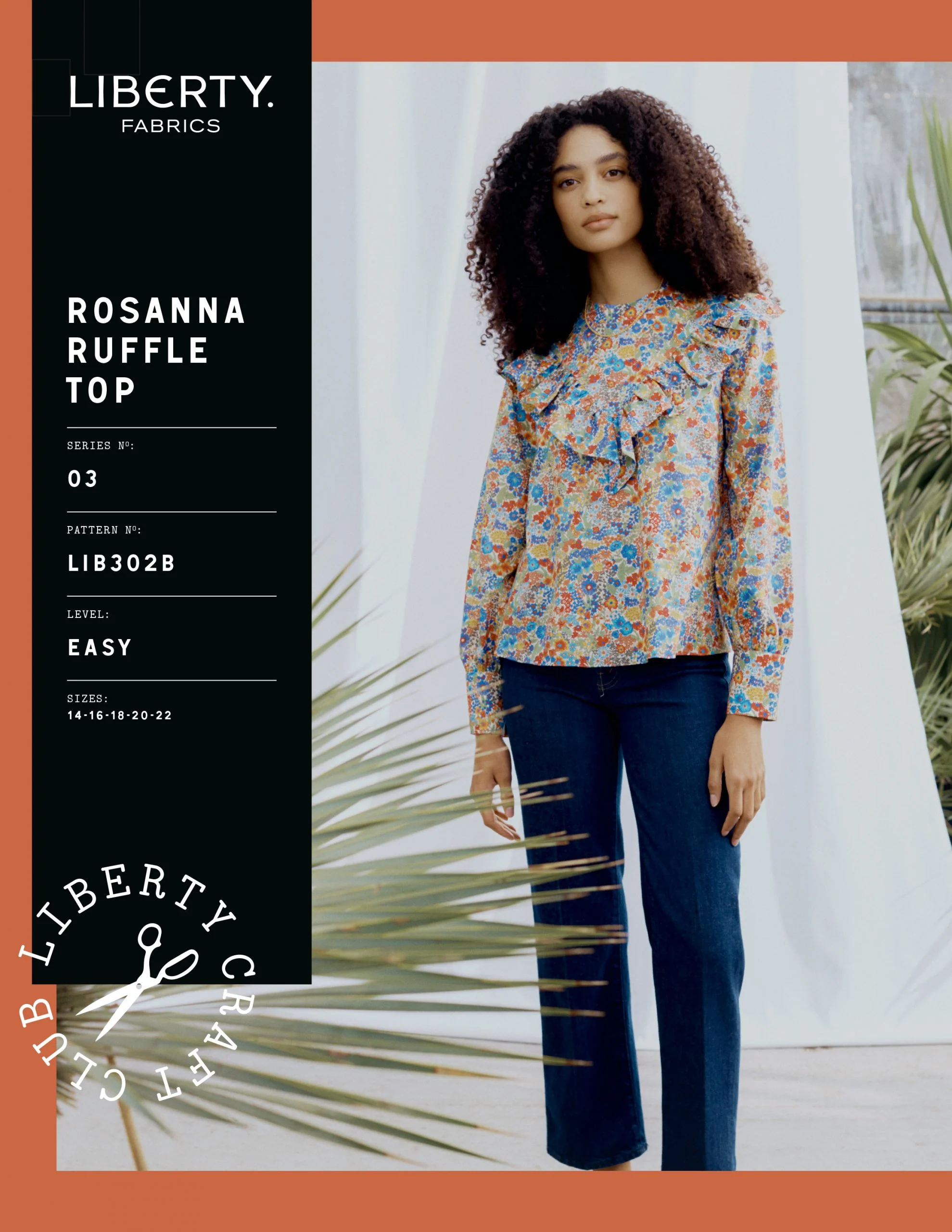 Liberty Sewing Patterns Rosanna Ruffle Top - Image 3