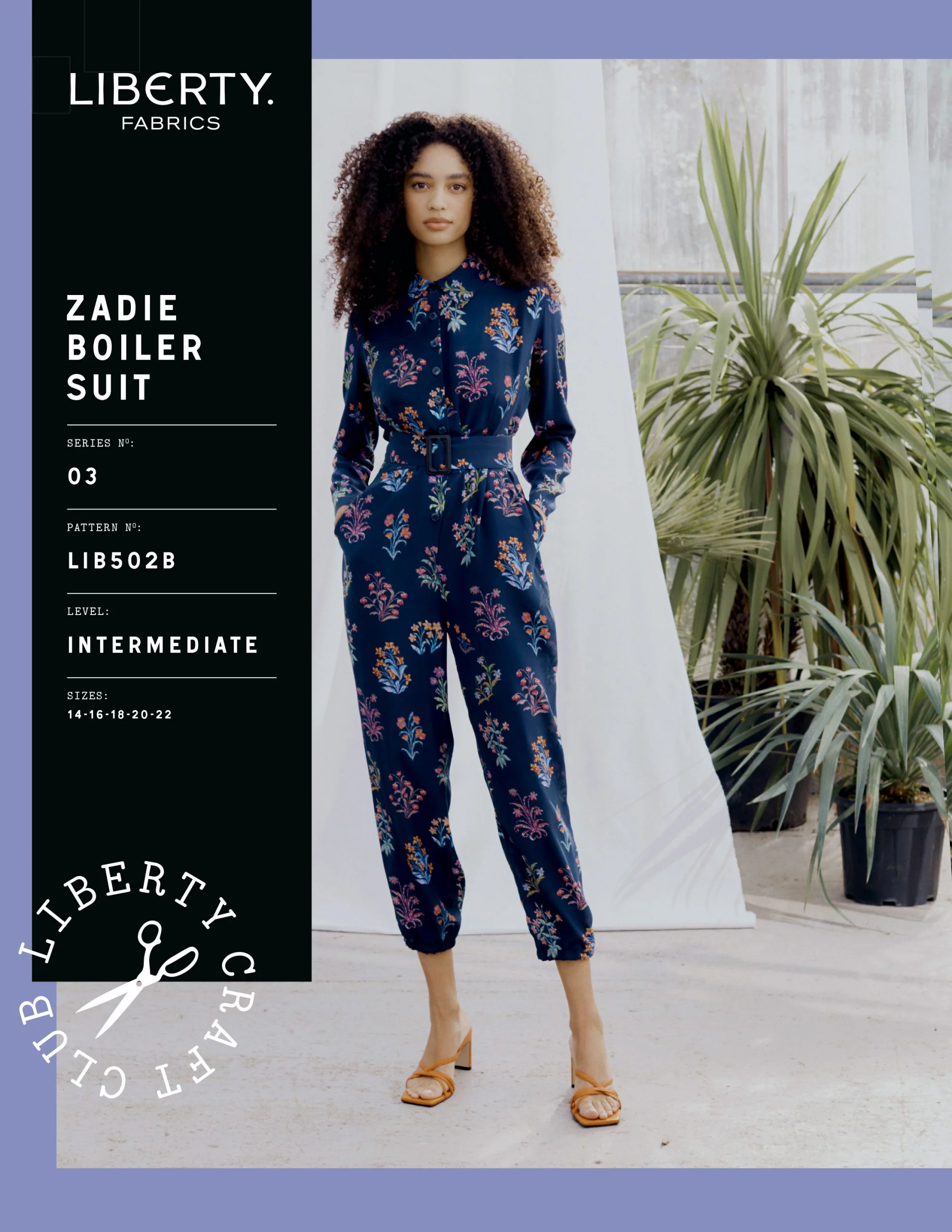 Liberty Sewing Patterns Zadie Boiler Suit - Image 3