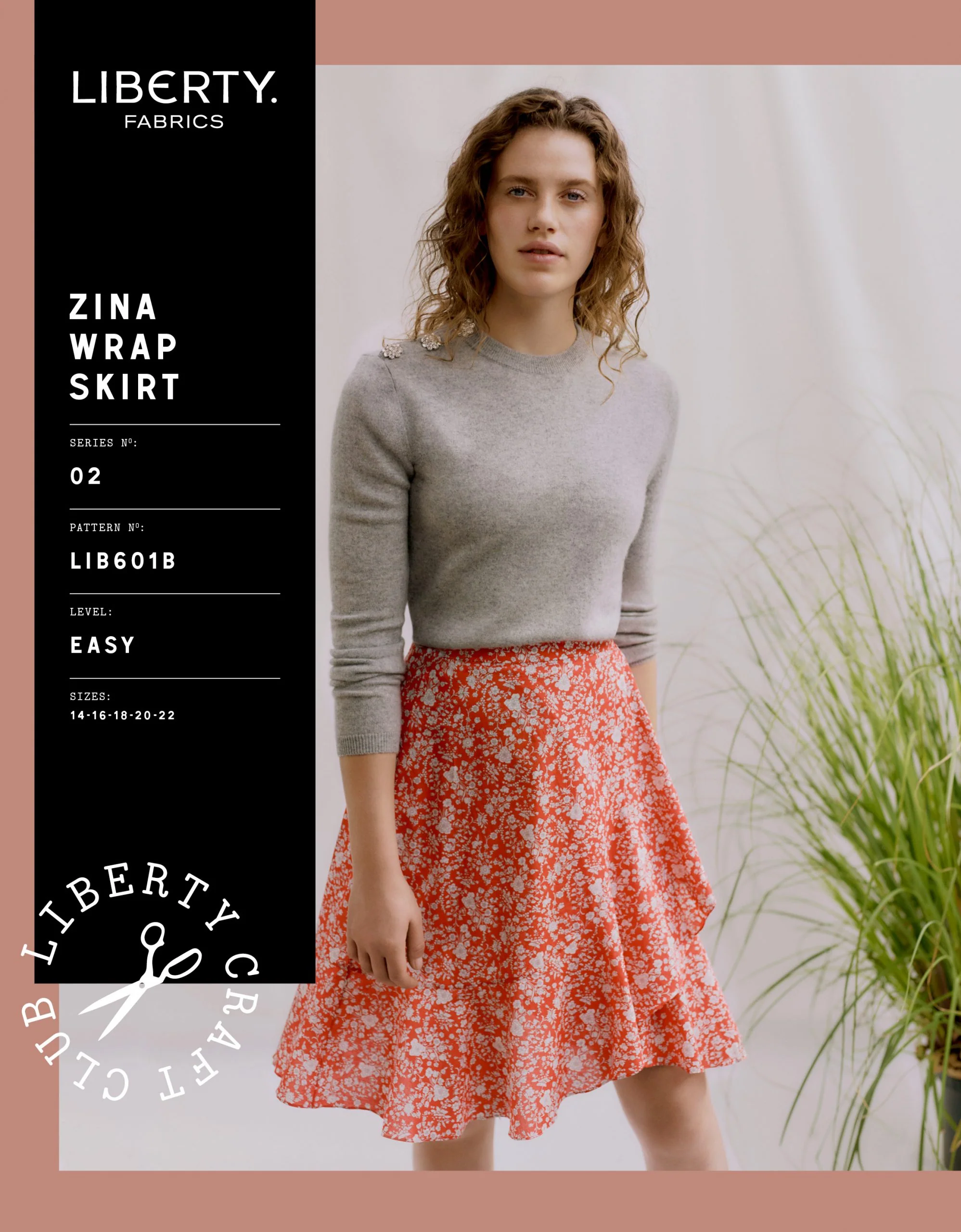 Liberty Sewing Patterns Zina Wrap Skirt - Image 5