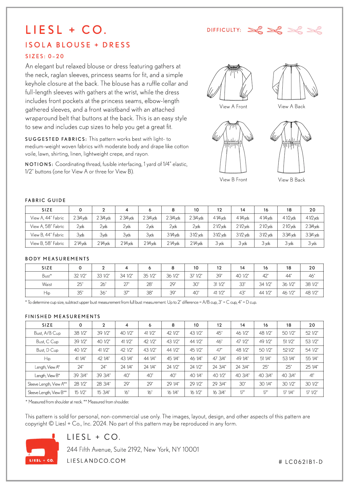 Liesl + Co Isola Blouse and Dress - Image 11
