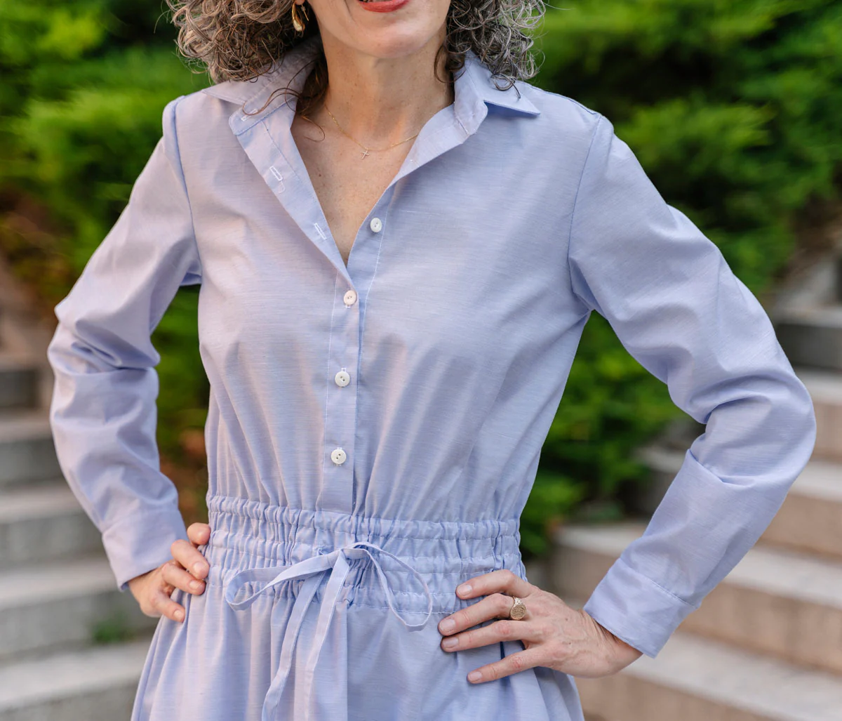 Liesl + Co Tomigaya Shirt Dress - Image 4