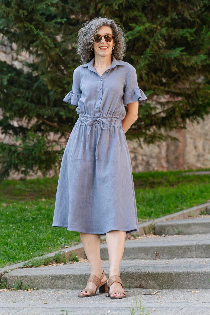 Liesl + Co Tomigaya Shirt Dress - Image 8