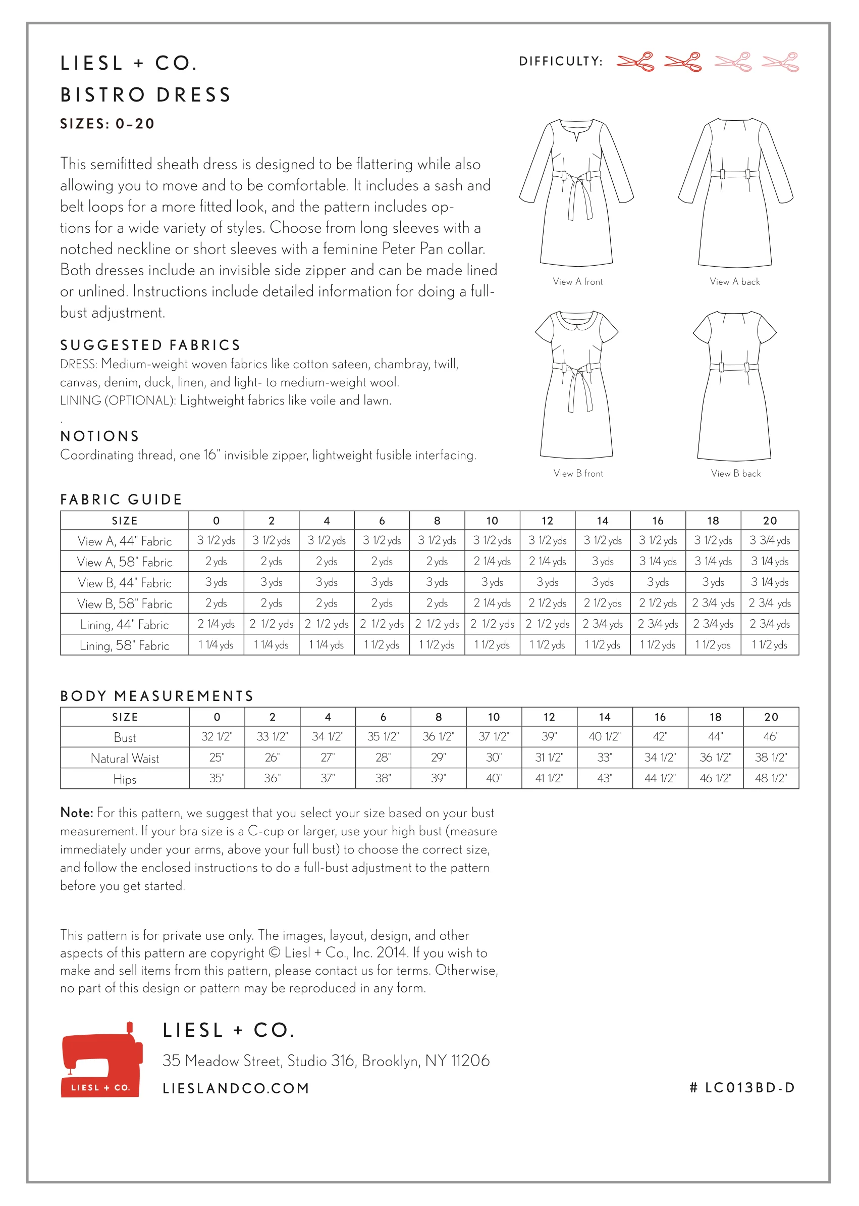 Liesl + Co Bistro Dress PDF - Image 14