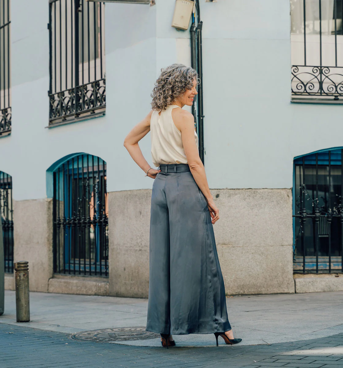 Liesl + Co Cannes Wide-legged Trousers - Image 6