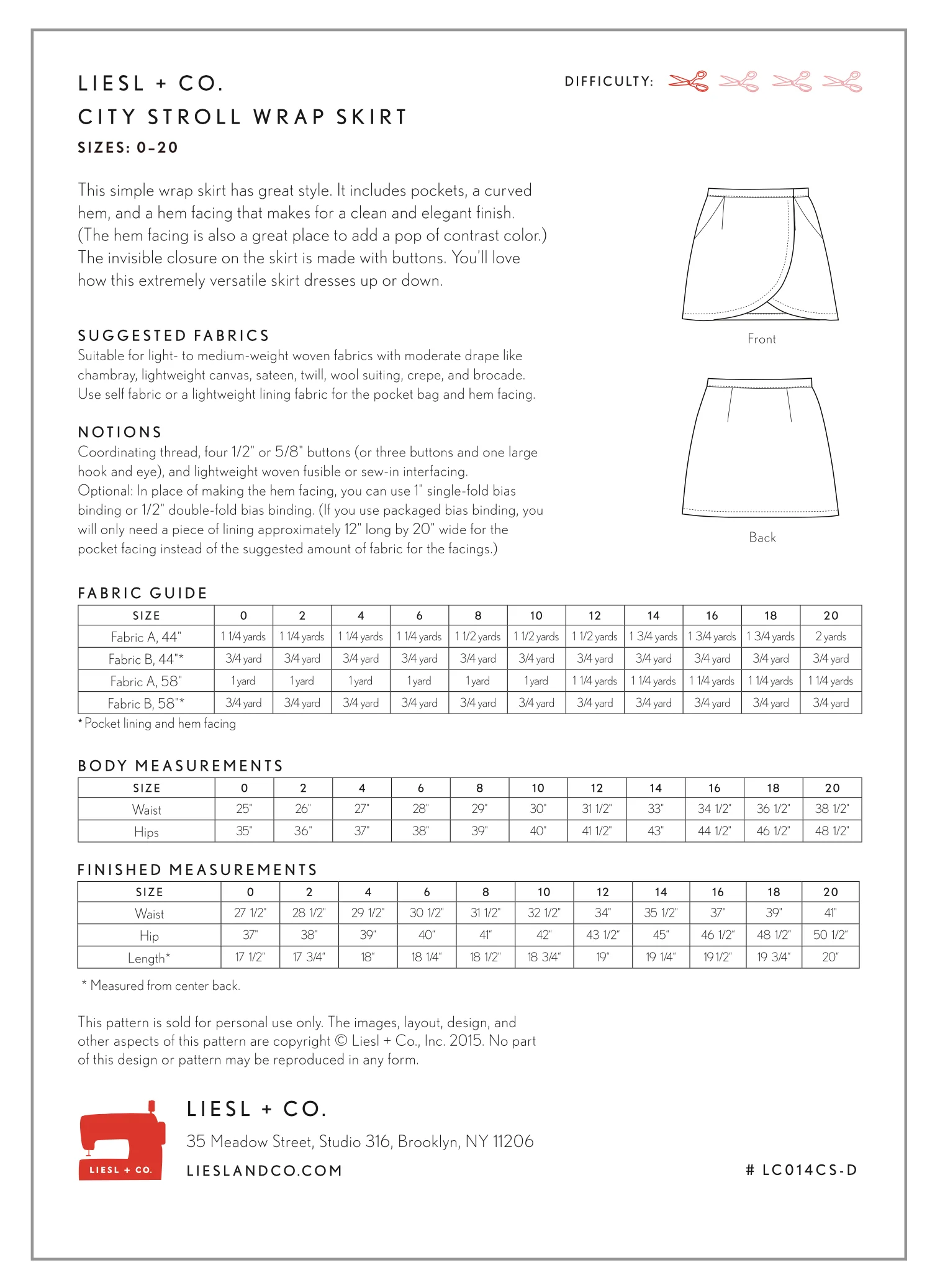 Liesl + Co City Stroll Wrap Skirt - Image 8