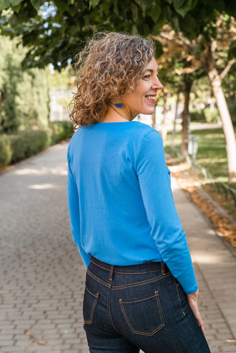 Liesl + Co Easton Cowl-neck Tee - Image 3