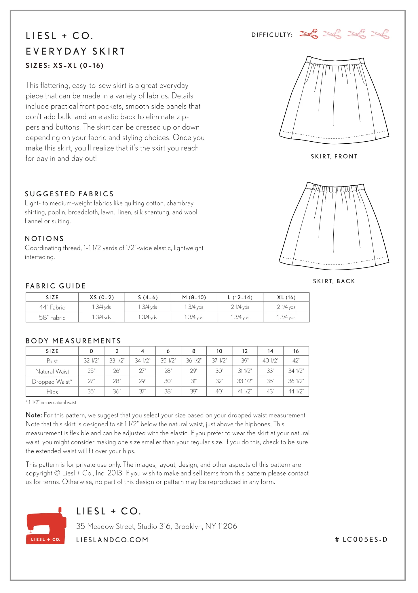 Liesl + Co Everyday Skirt PDF - Image 10