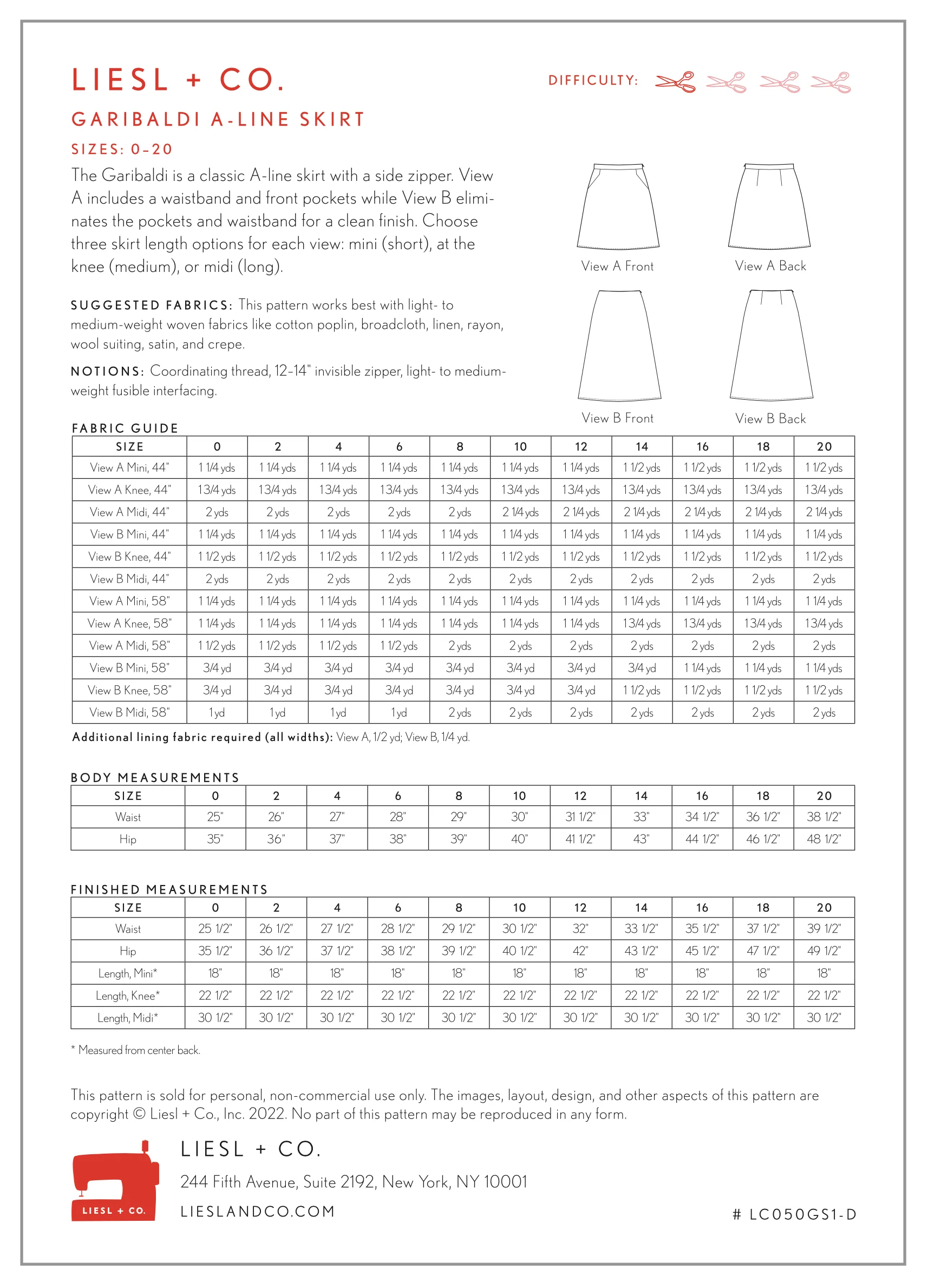 Liesl + Co Garibaldi A-line Skirt - Image 12