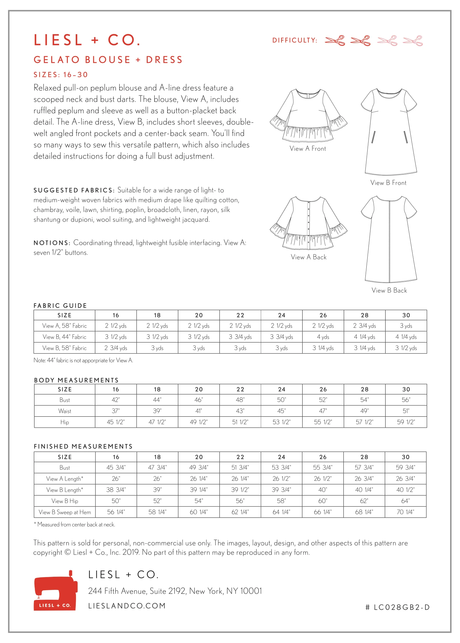 Liesl + Co Gelato Blouse and Dress - Image 15
