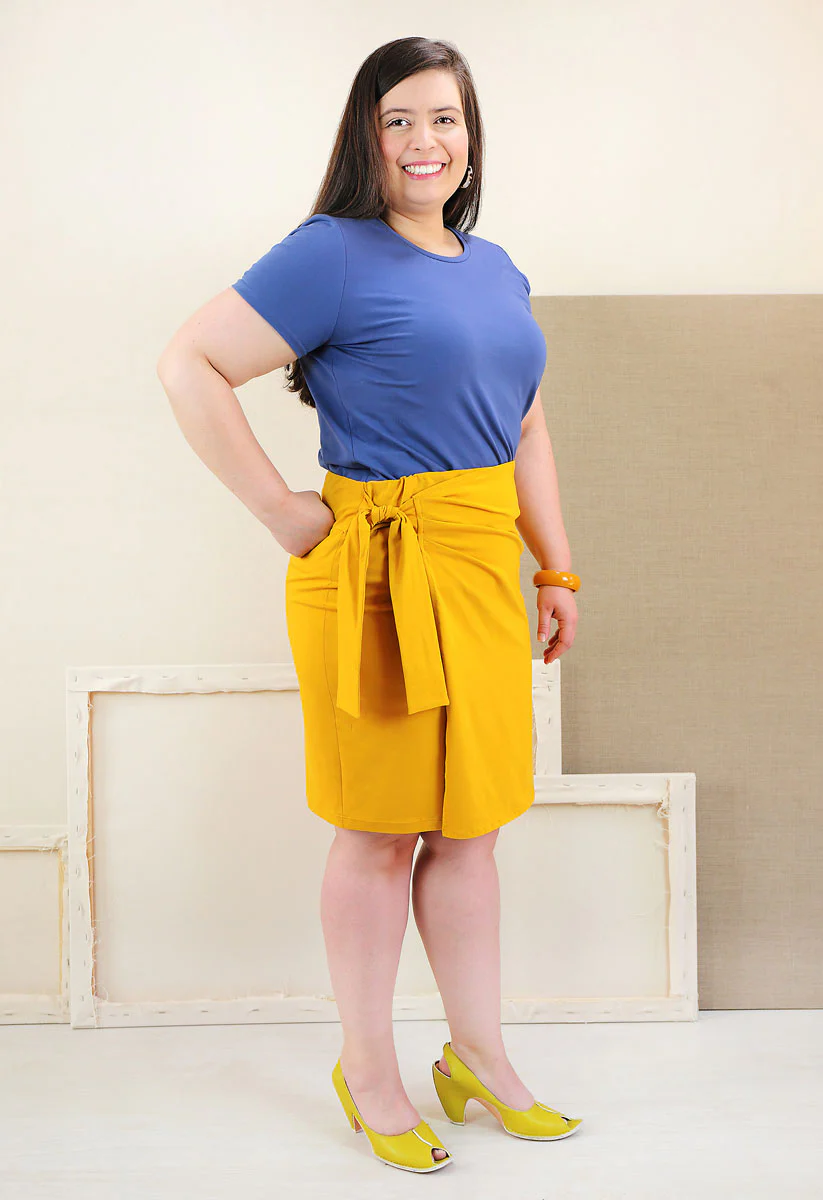 Liesl + Co Kensington Knit Skirt - Image 6