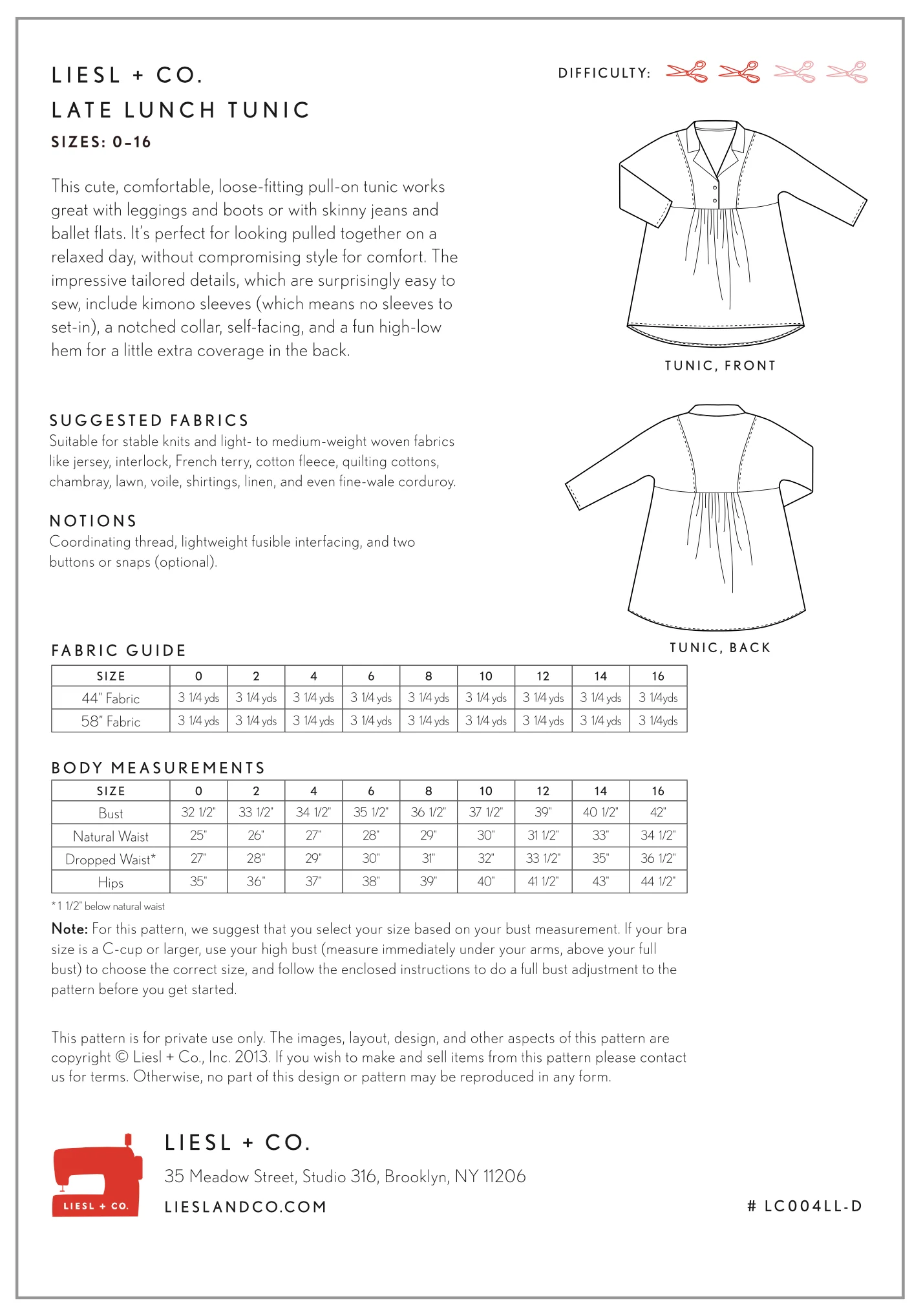 Liesl + Co Late Lunch Tunic PDF - Image 9