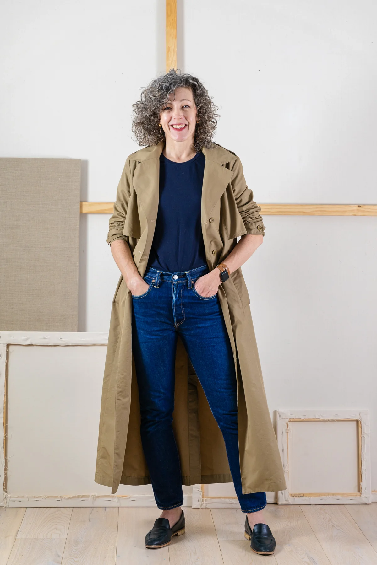 Liesl + Co Prado Trench Coat - Image 12