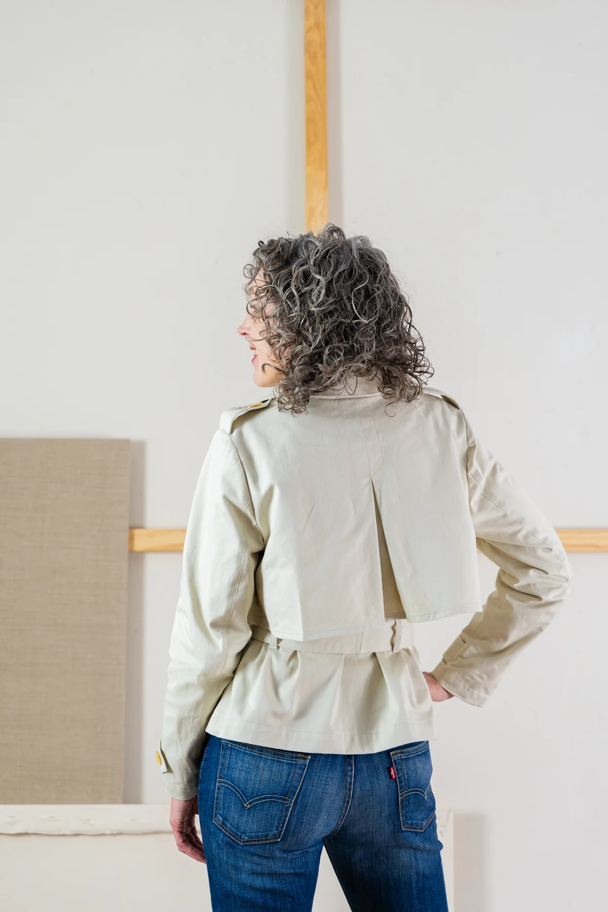 Liesl + Co Prado Trench Coat - Image 9