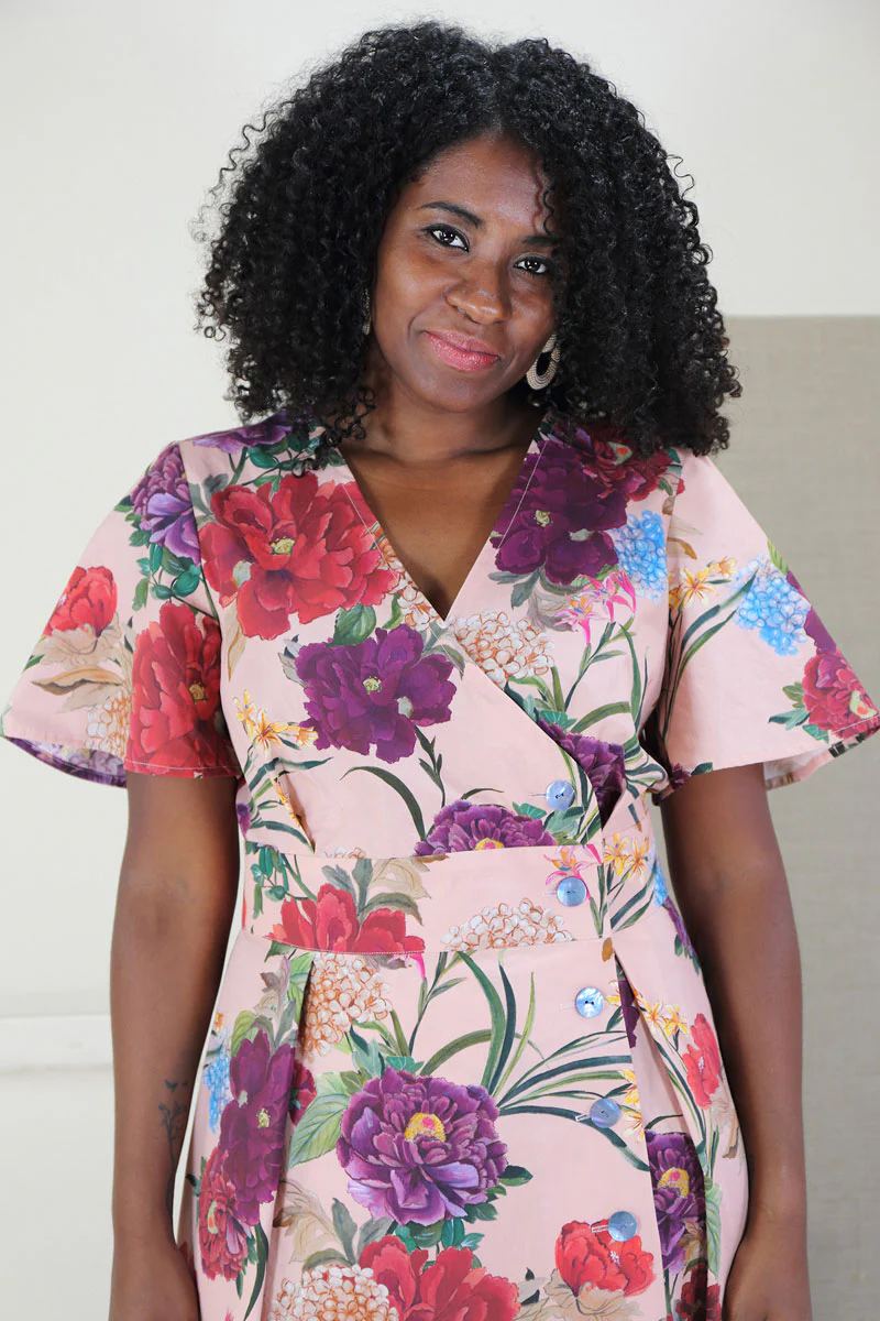 Liesl + Co Saint-Germain Wrap Dress - Image 10