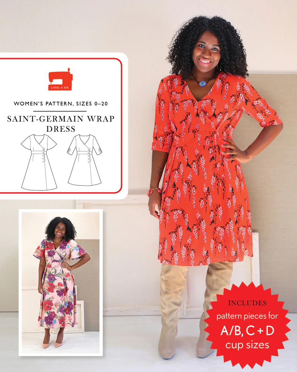 Liesl + Co Saint-Germain Wrap Dress - Image 12