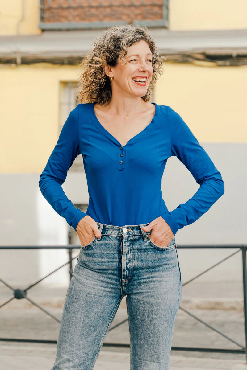 Liesl + Co Strasbourg Henley Bodysuit and Top - Image 7