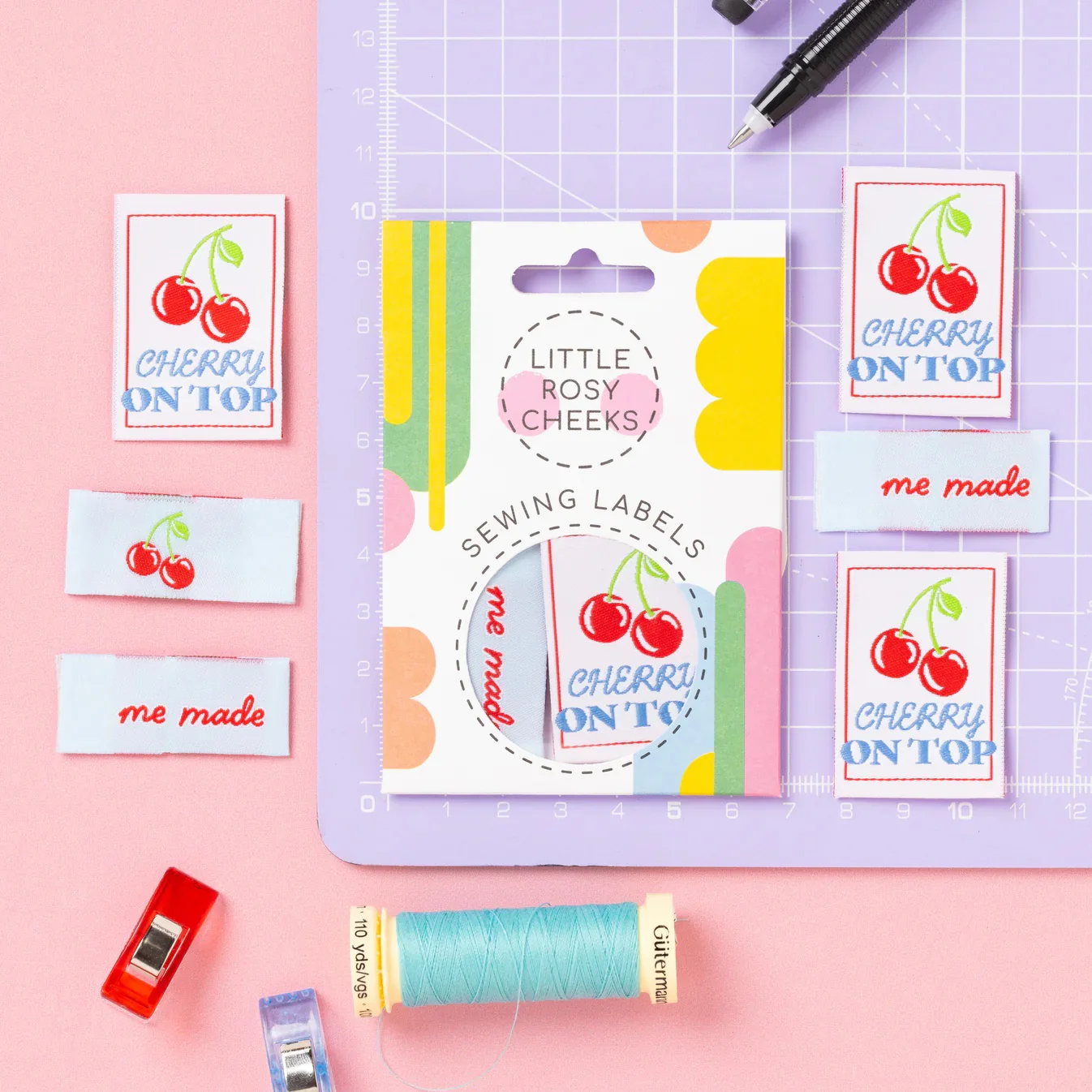 Little Rosy Cheeks 'Cherry on Top' Labels - Image 2