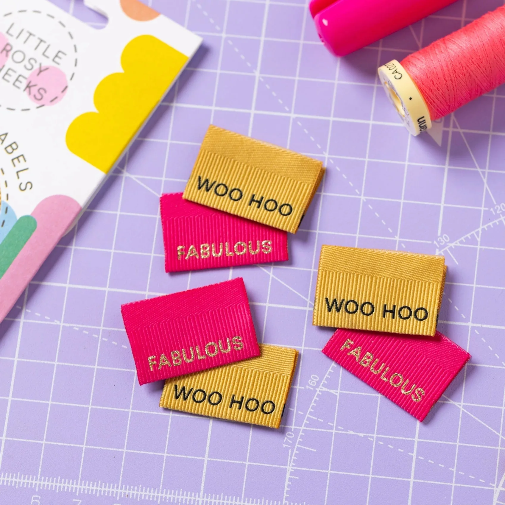 Little Rosy Cheeks 'Fabulous / Woo Hoo' Labels