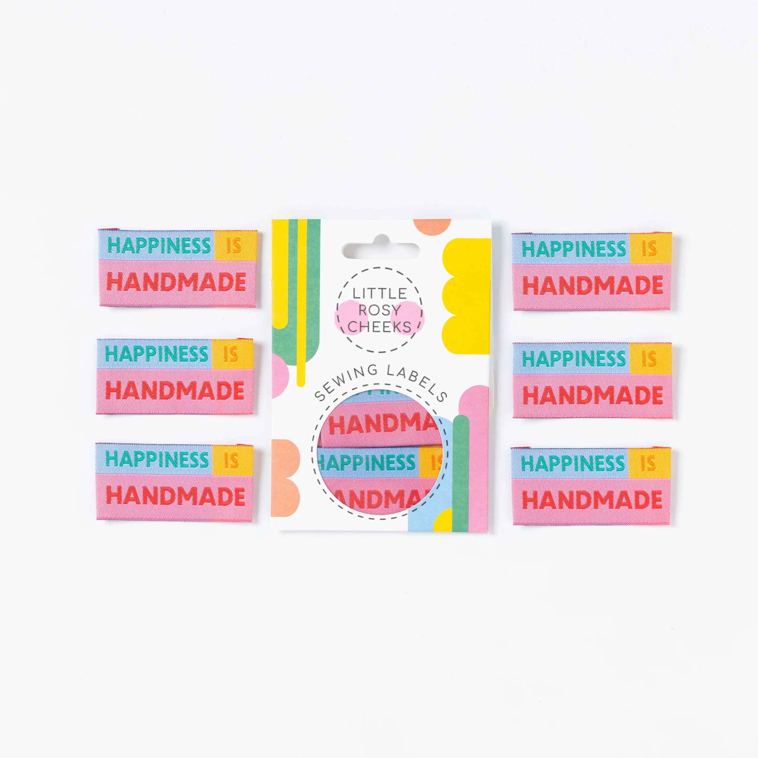 Little Rosy Cheeks 'Happiness Is Handmade' Labels - Image 5