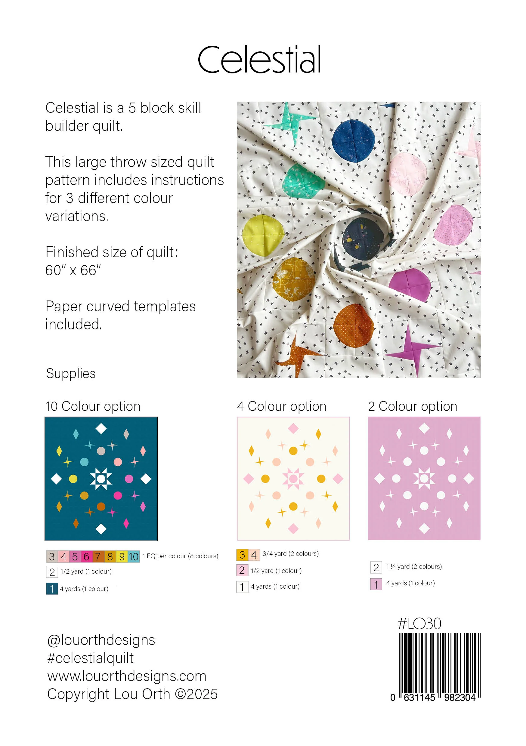 Lou Orth Designs Celestial Quilt PDF - Image 10