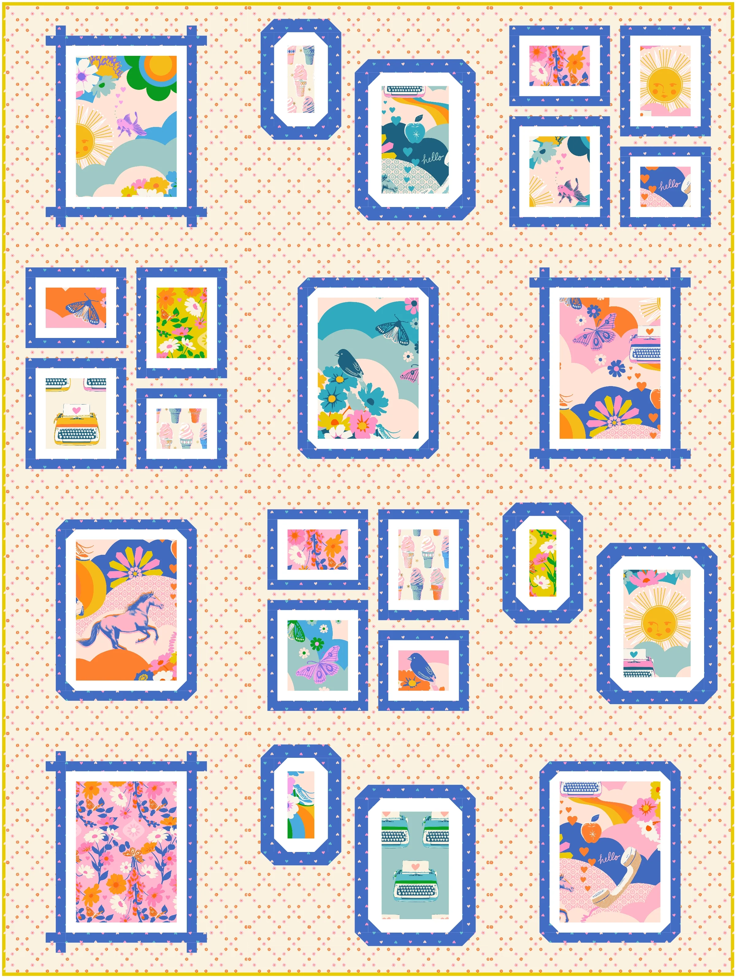 Lou Orth Designs Gallery Wall Quilt PDF - Image 5