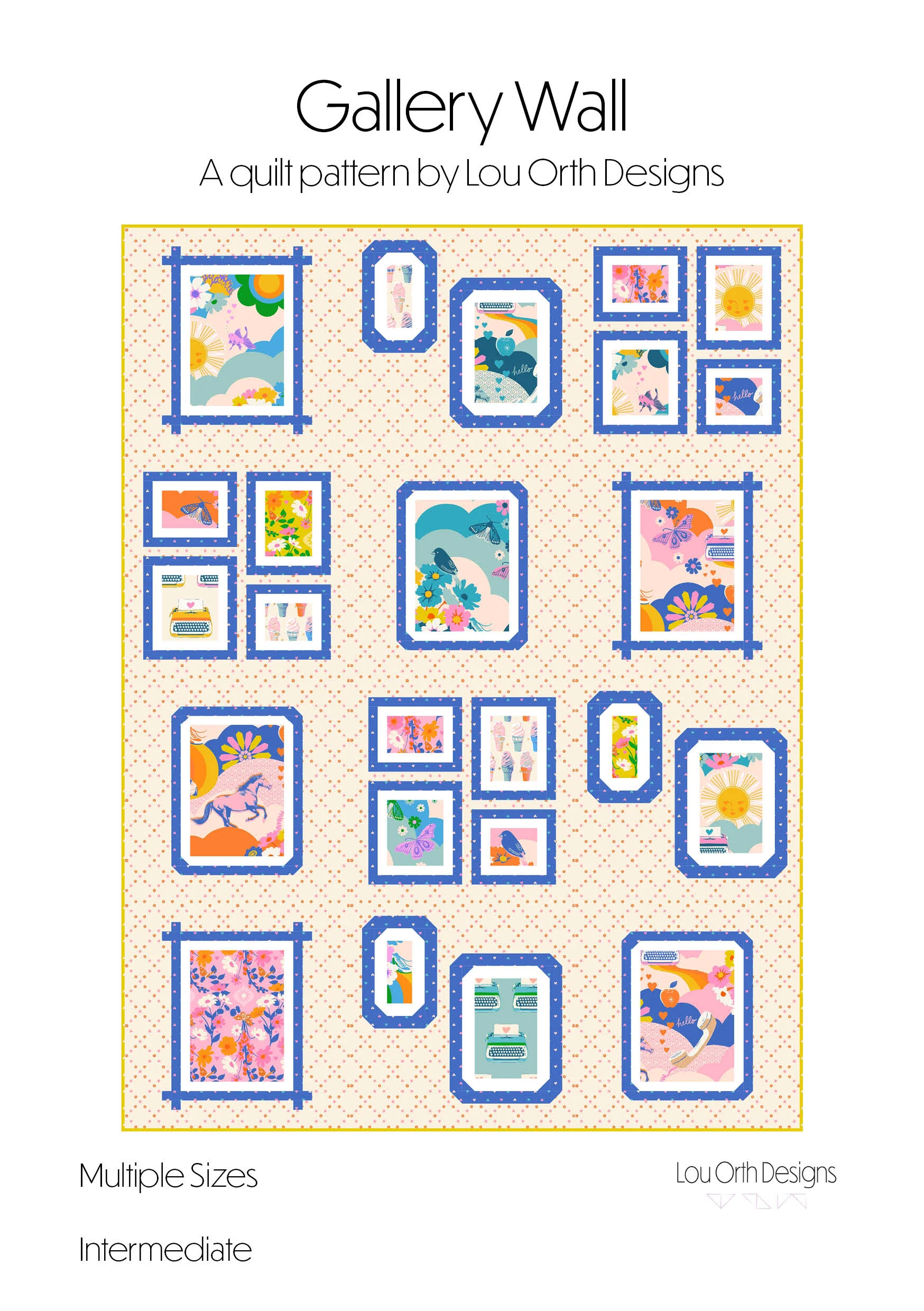 Lou Orth Designs Gallery Wall Quilt PDF - Image 6