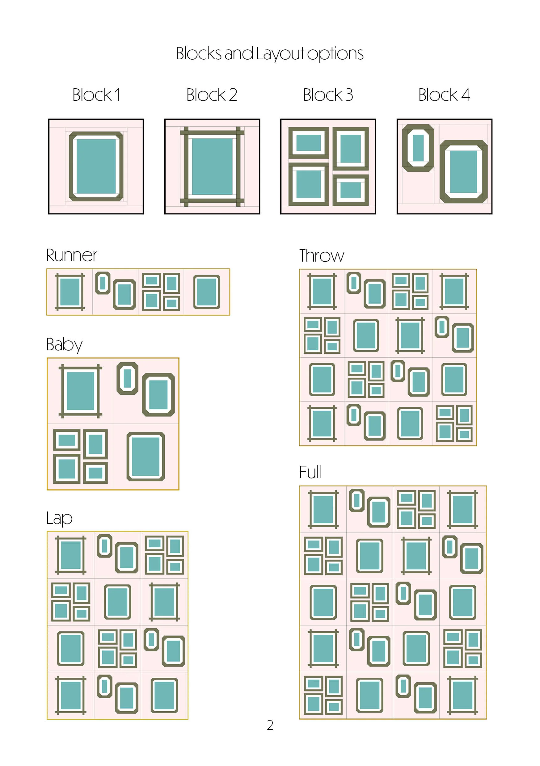 Lou Orth Designs Gallery Wall Quilt PDF - Image 8