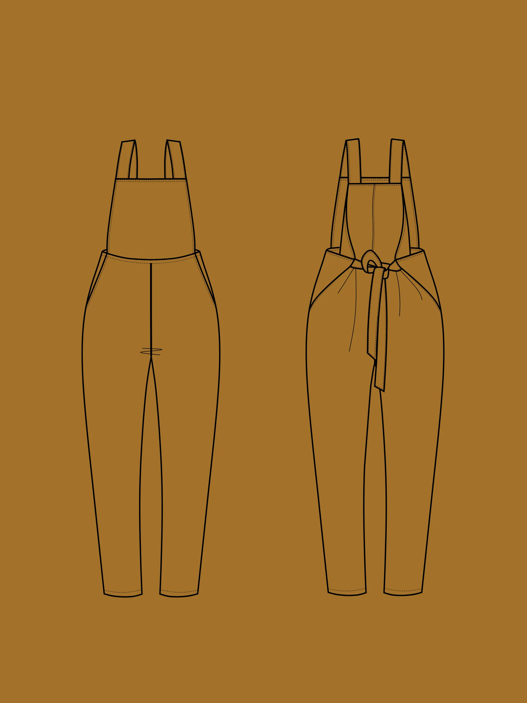 Made My Wardrobe Greta Dungarees - Image 13