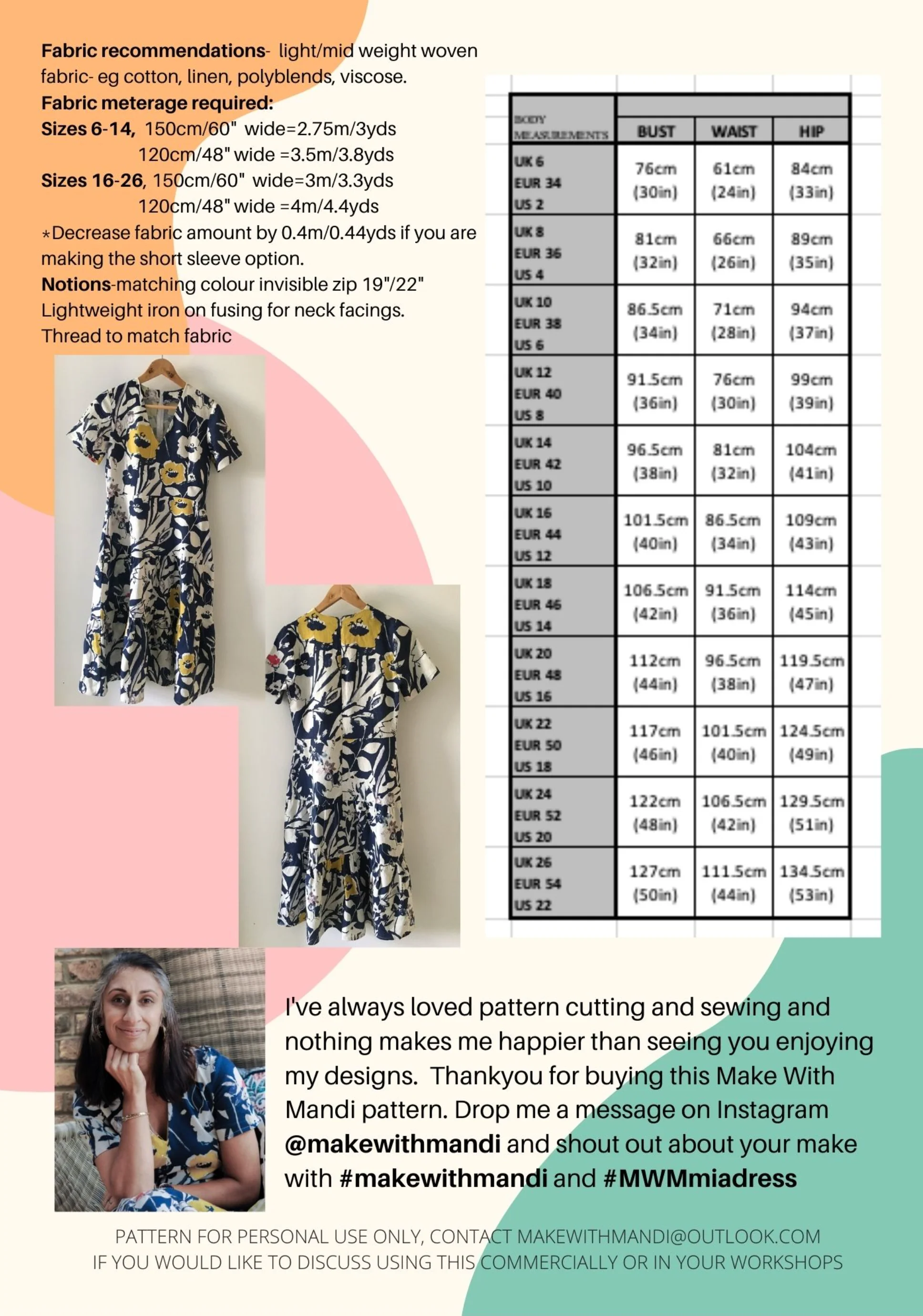 Make With Mandi Mia Dress - Image 12