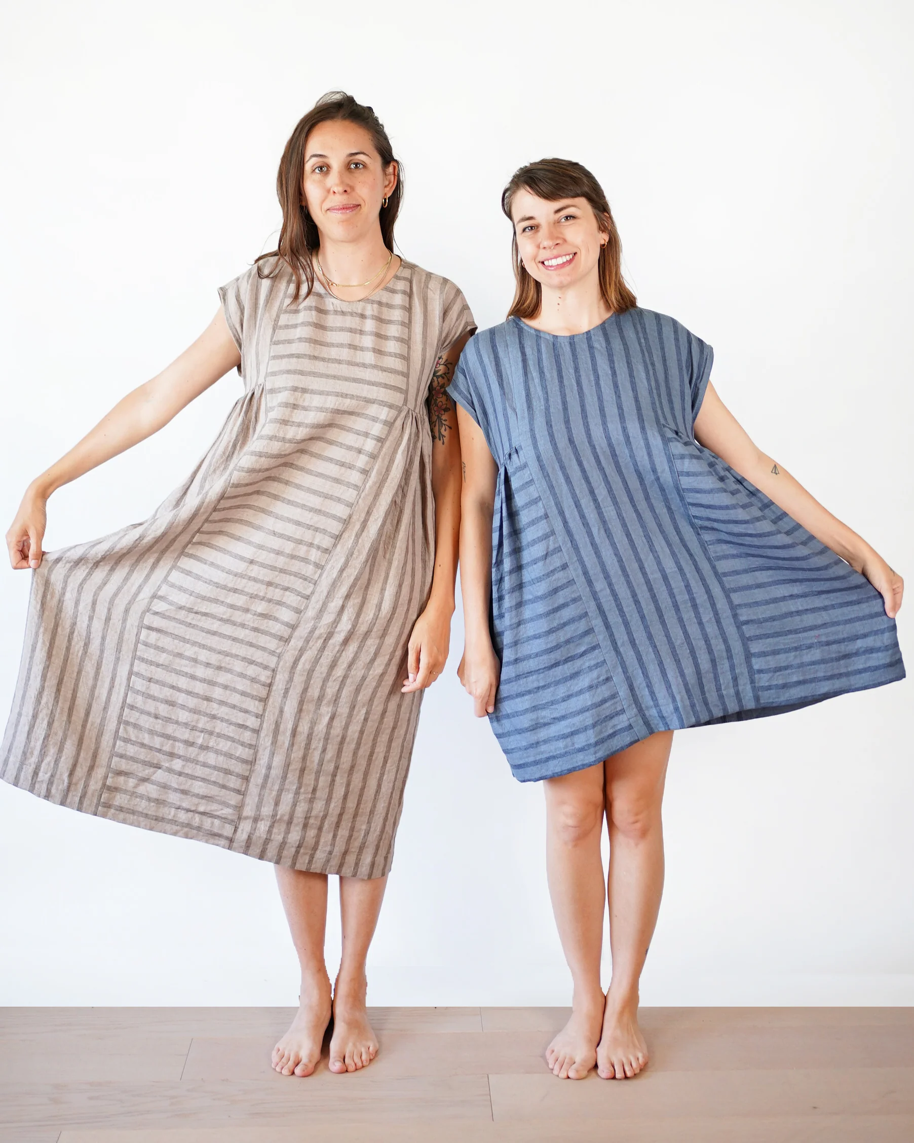 Matchy Matchy Collage Gather Dress - Image 10
