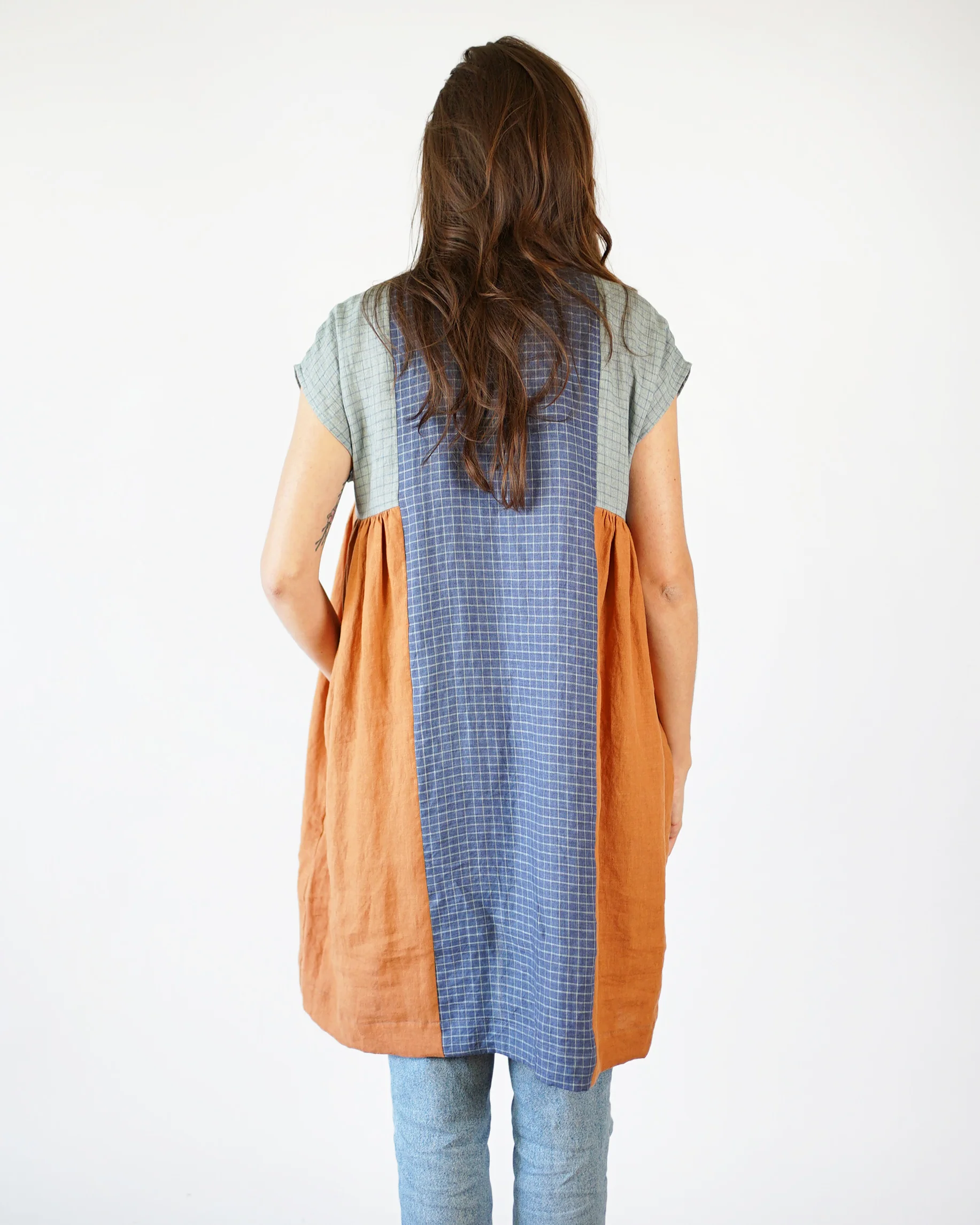 Matchy Matchy Collage Gather Dress - Image 15
