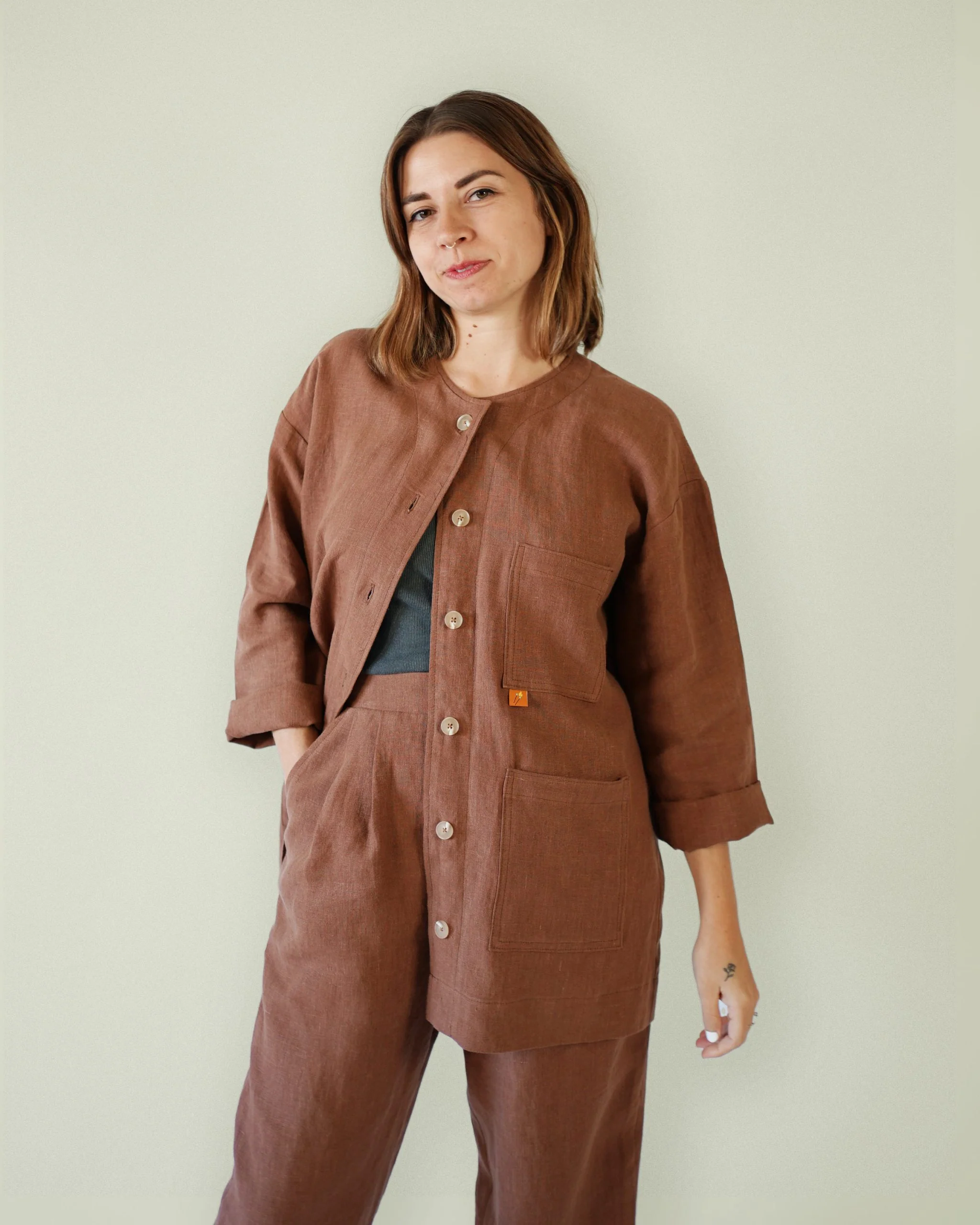 Matchy Matchy Makers Over Shirt - Printed copy shop (+£7.00)
