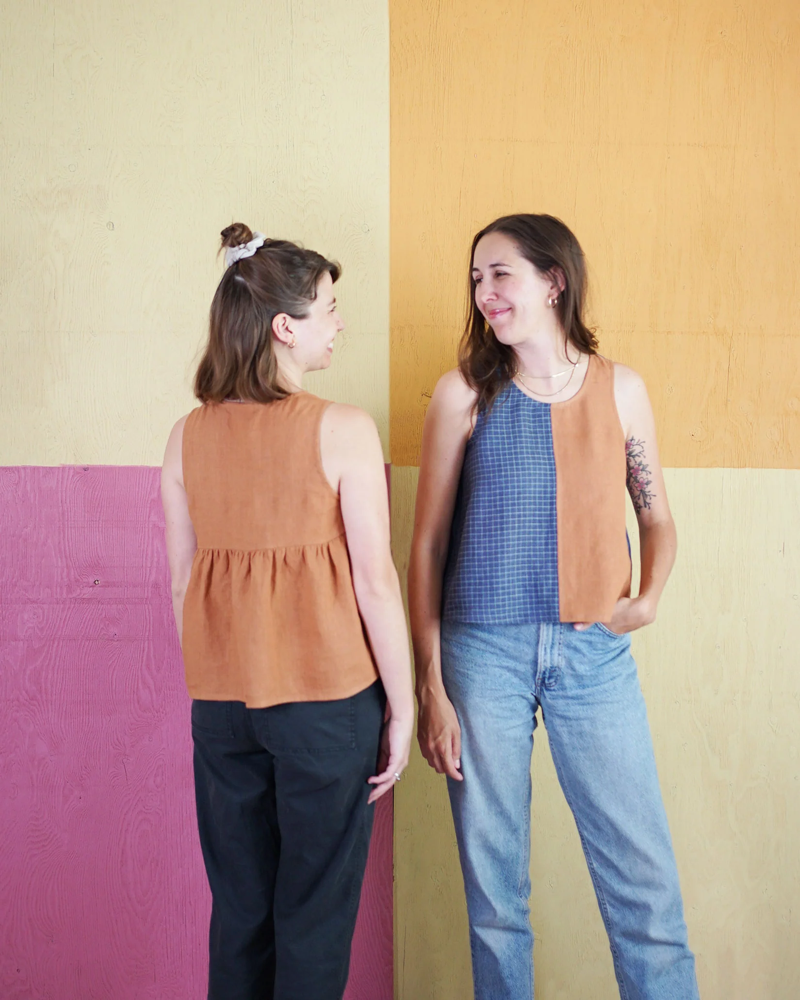 Matchy Matchy Peplum Split Tank - Image 12