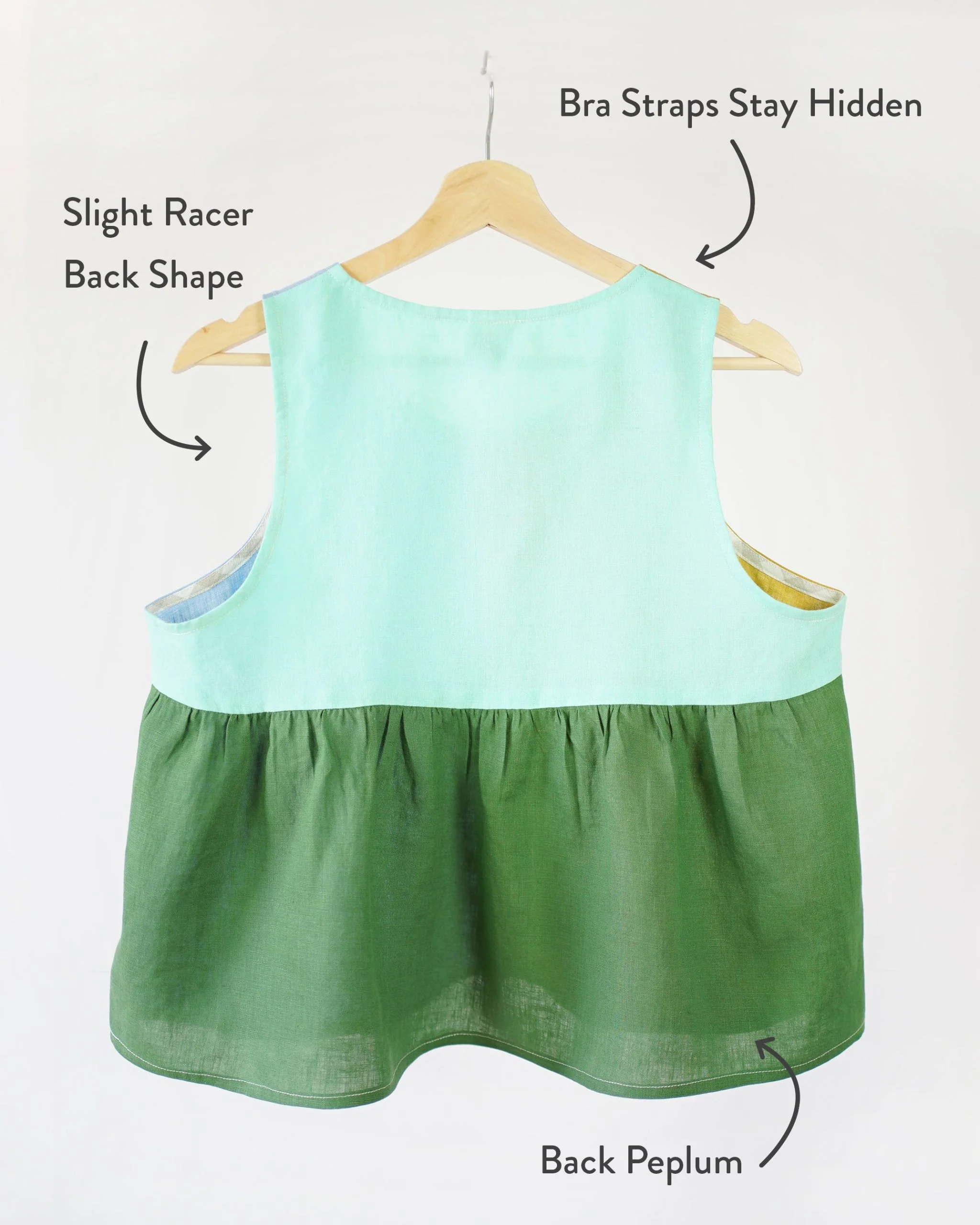 Matchy Matchy Peplum Split Tank - Image 18