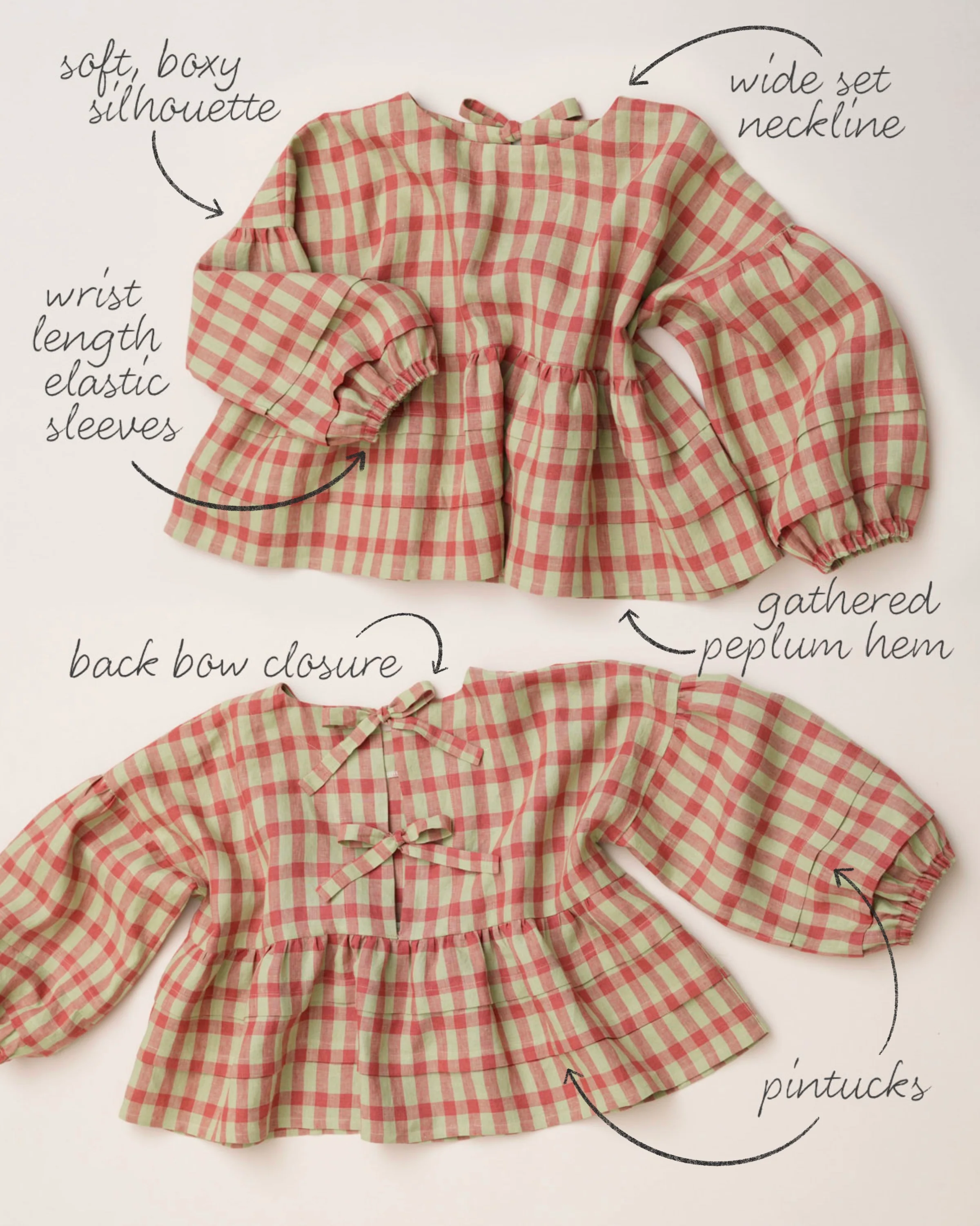Matchy Matchy Pintuck Poet Blouse - Image 11