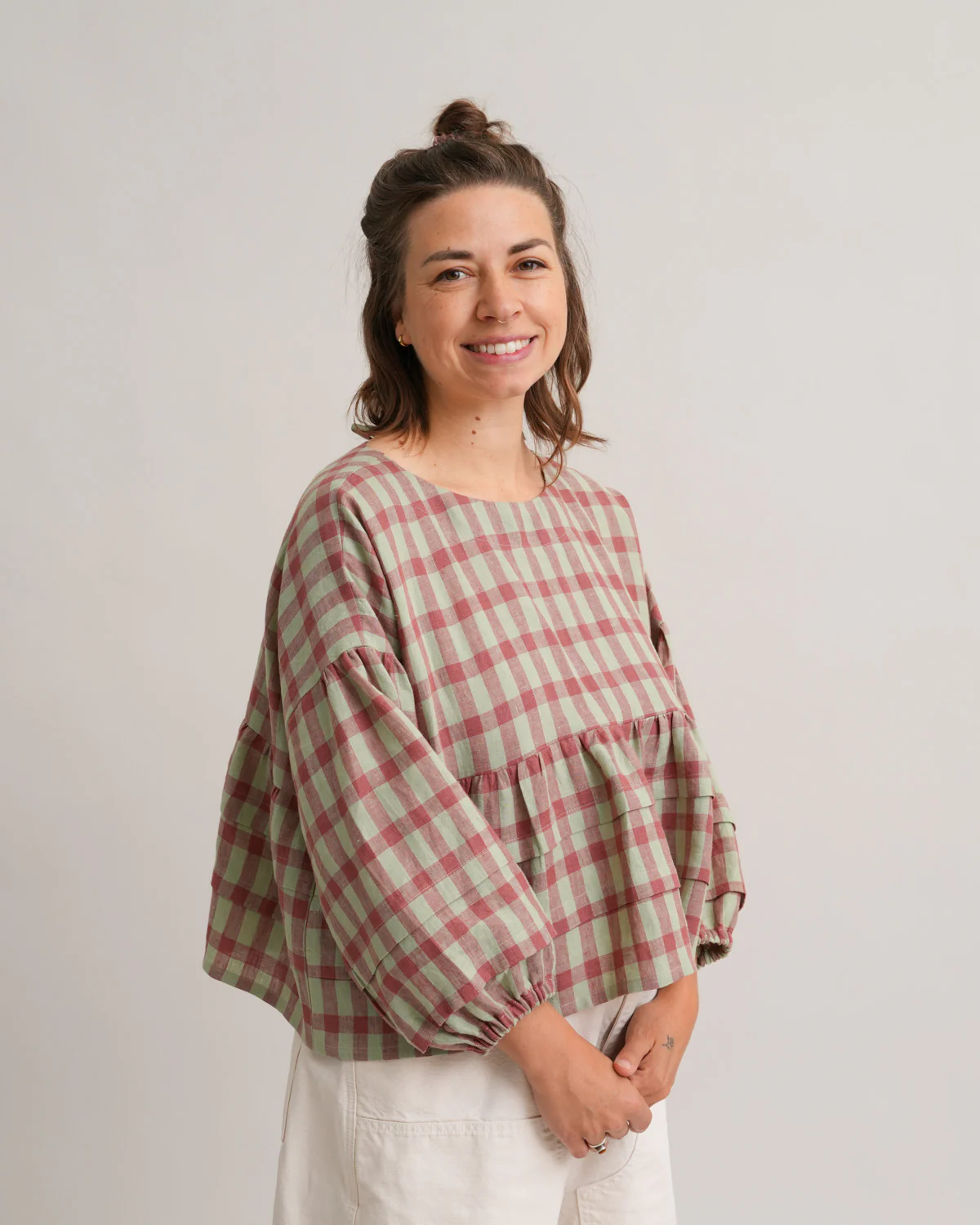 Matchy Matchy Pintuck Poet Blouse - Image 6
