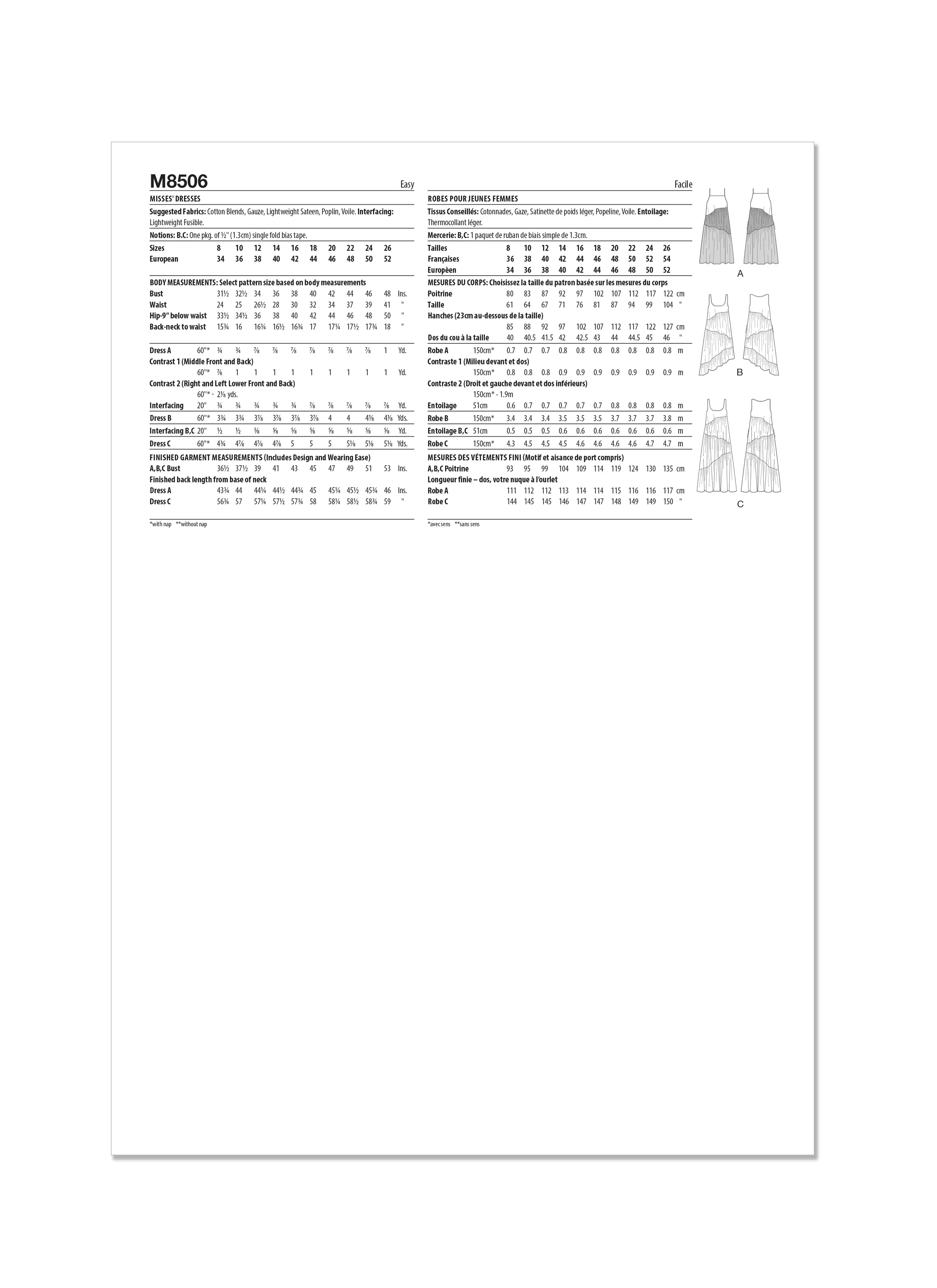 McCalls Dress M8506 - Image 7