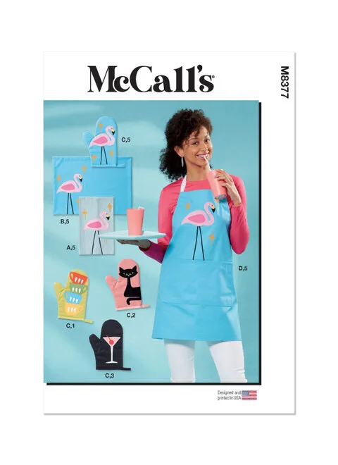 McCalls Apron and Kitchen Accessories M8377 - Image 2
