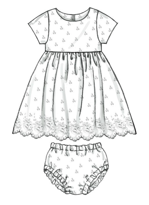 McCalls Babies' Dresses and Panties M6015 - Image 4